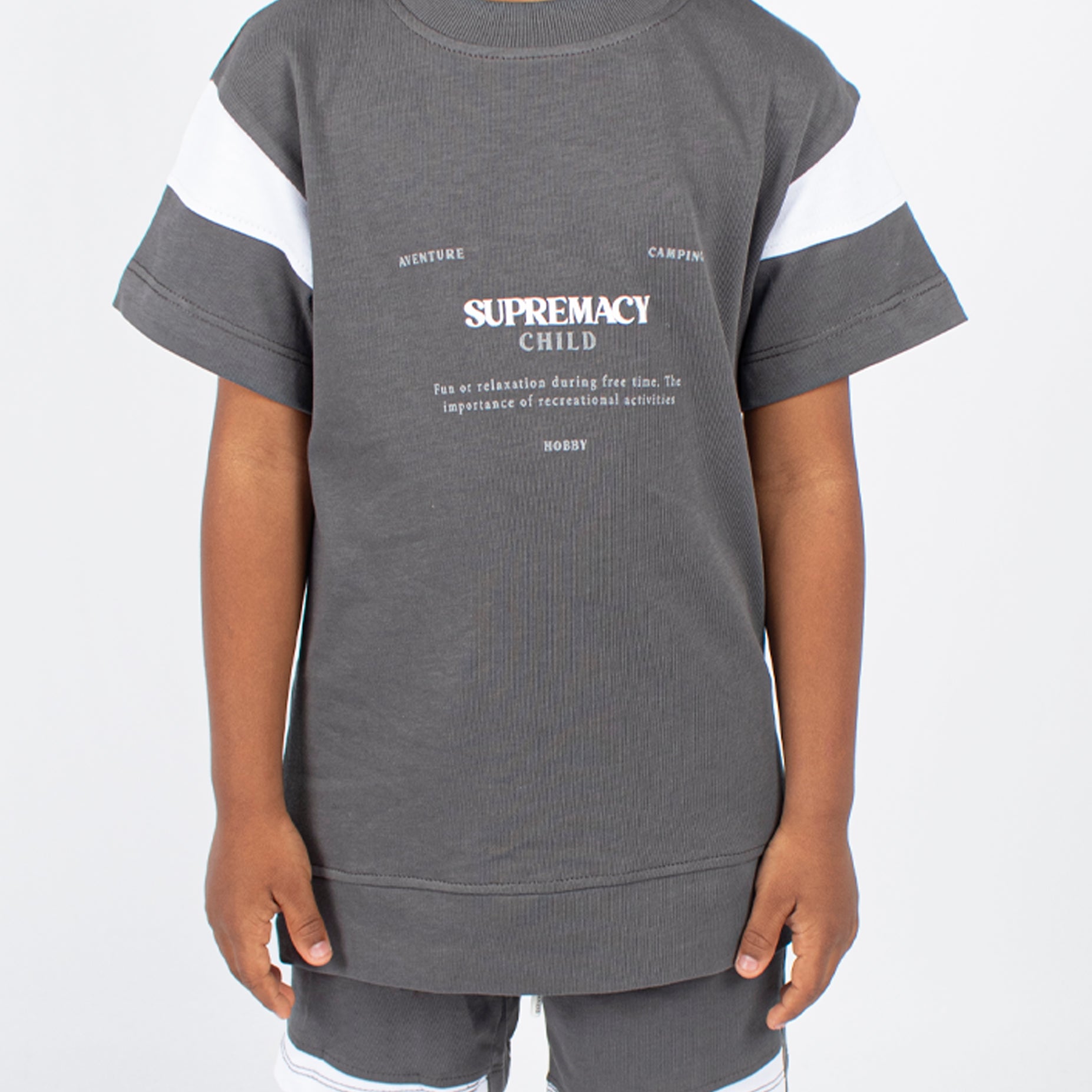 Conjunto niño Supremacy gris