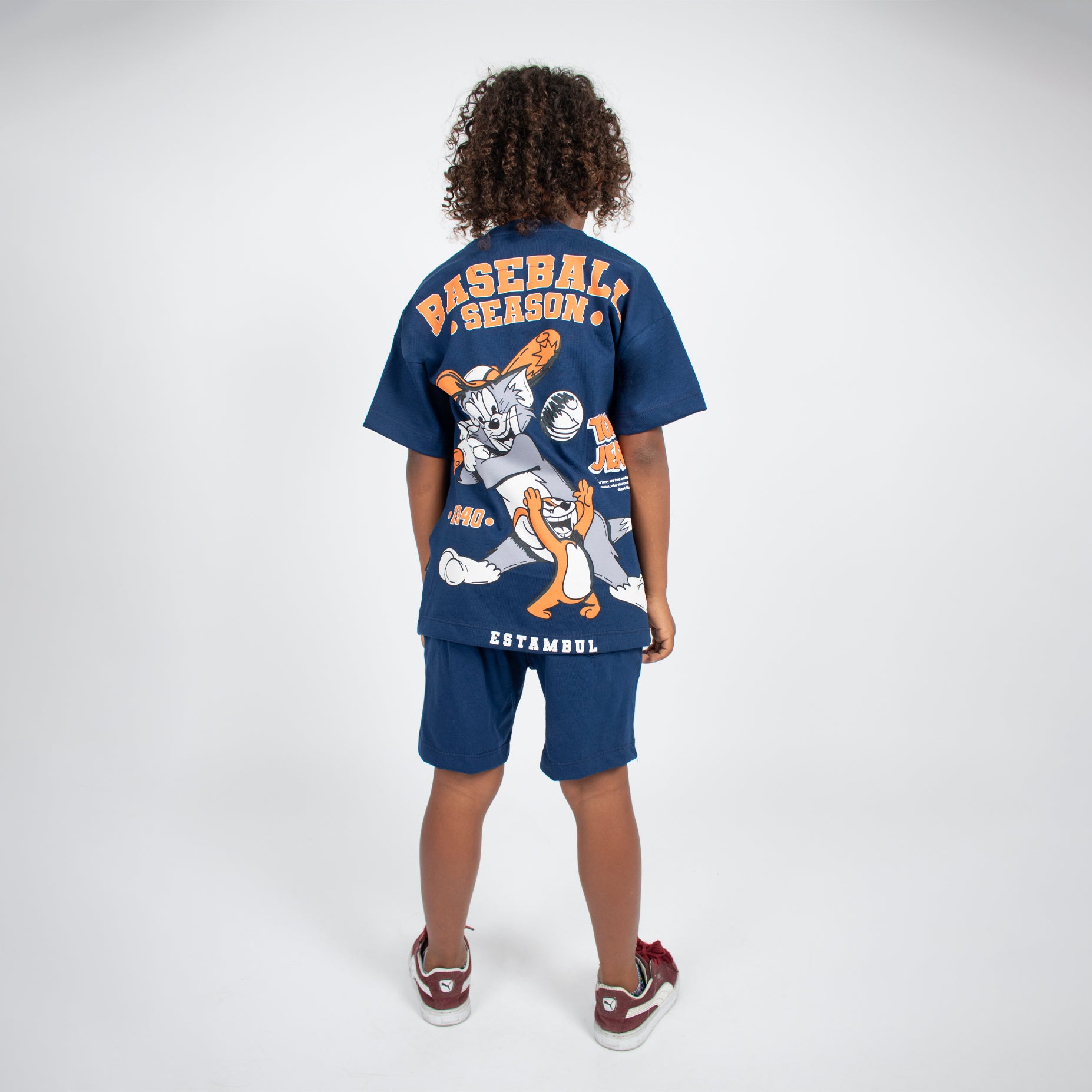 Oversize niño Baseball Tom y Jerry