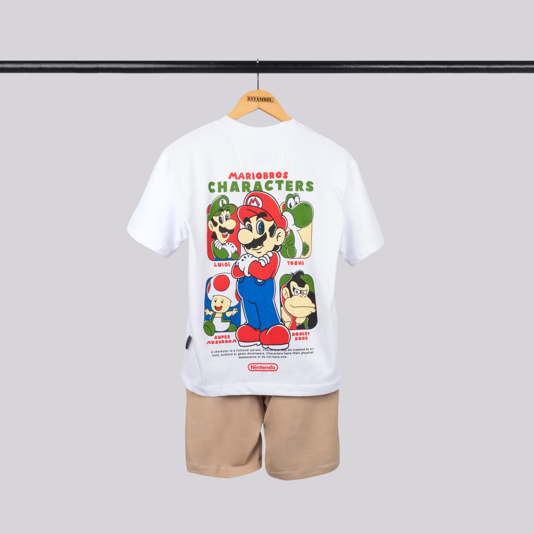 Conjunto niño mario