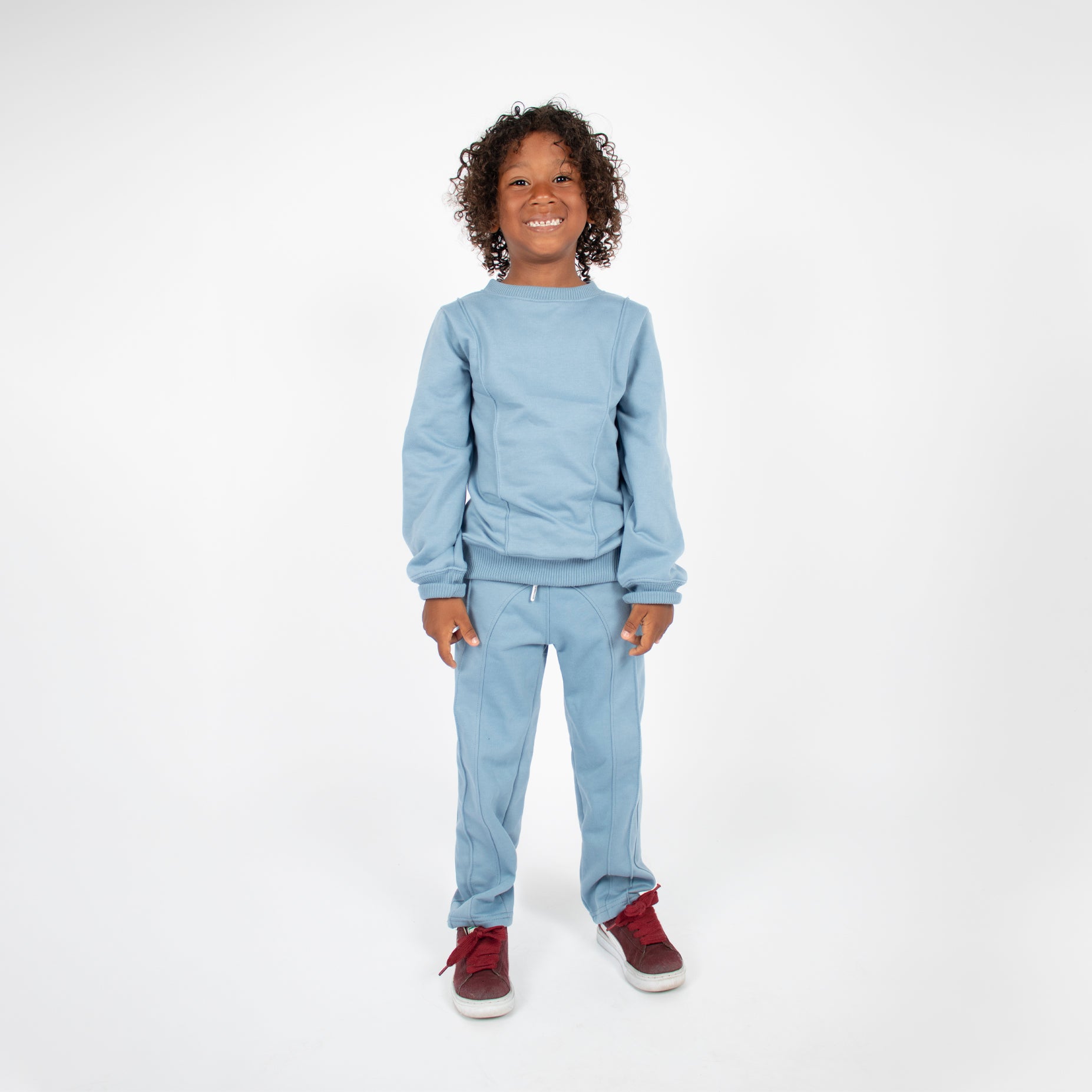 Conjunto niño sudadera azul