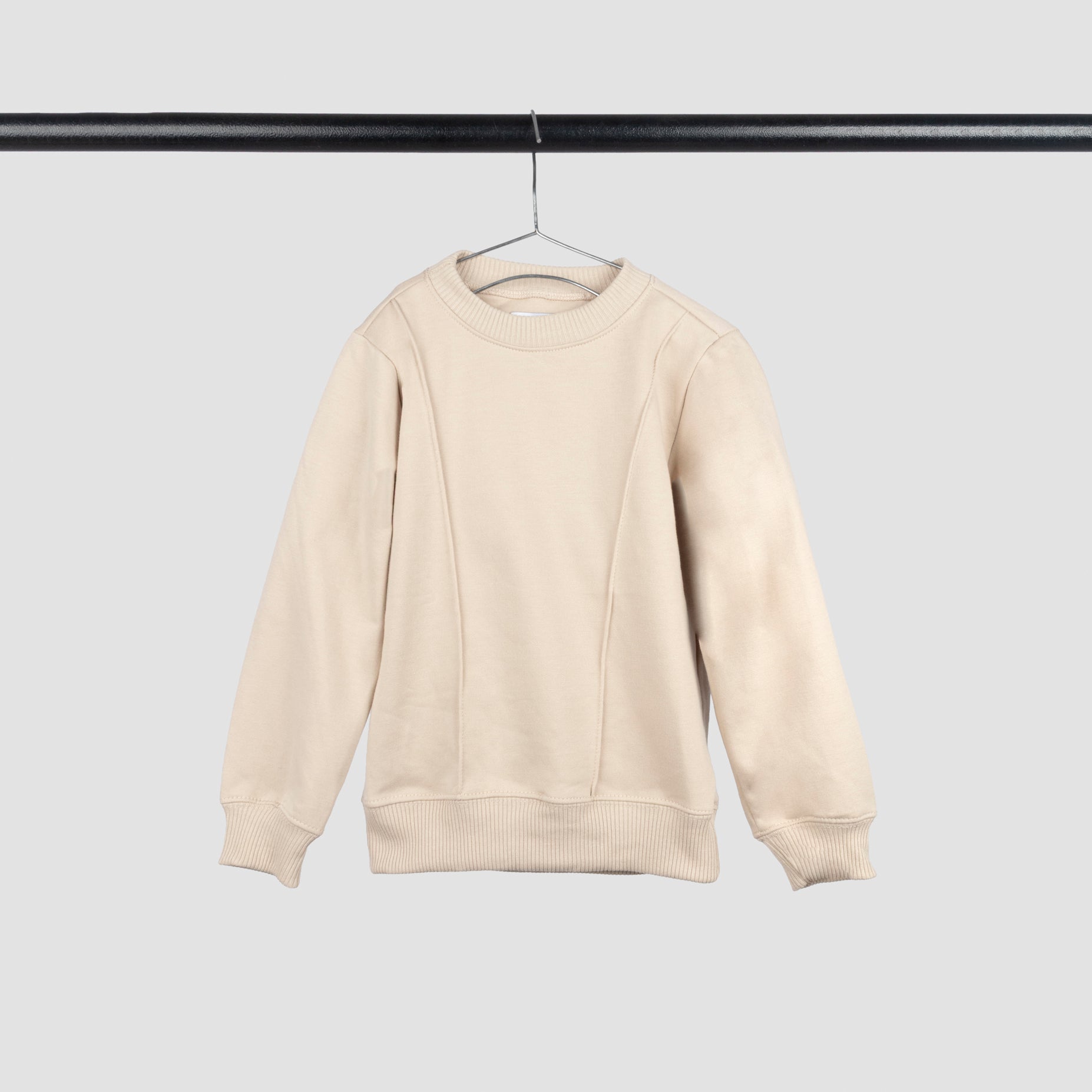 Conjunto niño sudadera beige