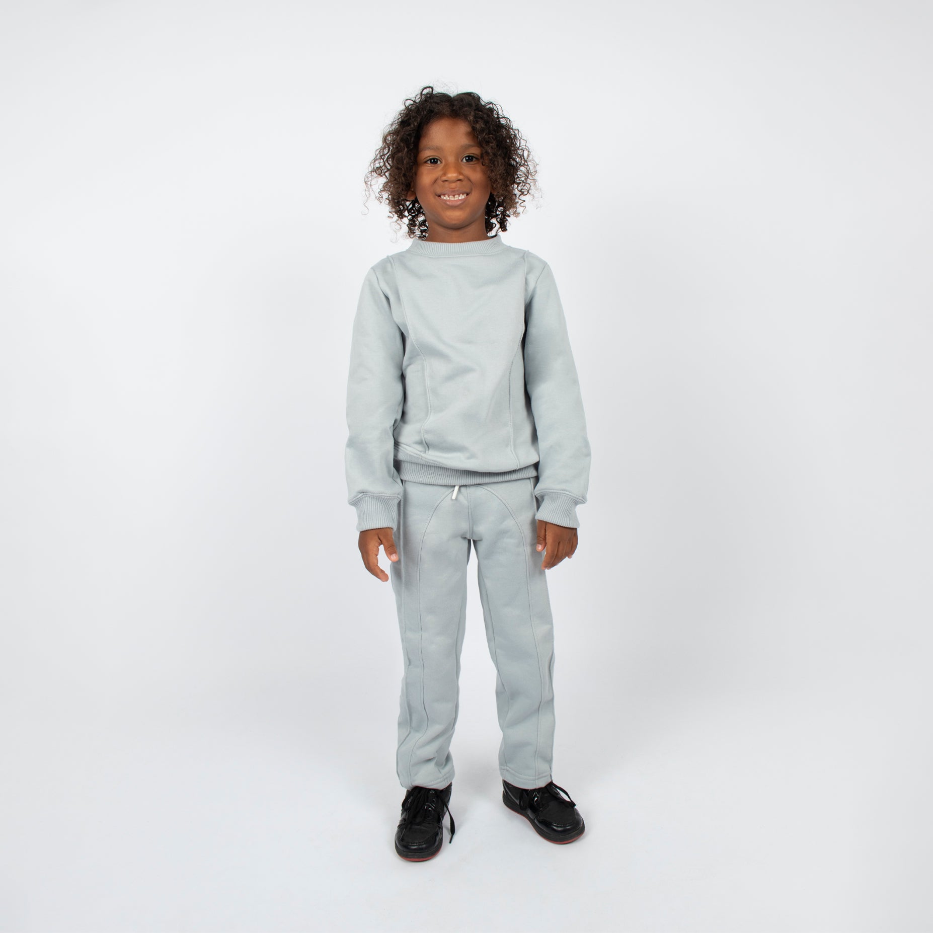 Conjunto niño sudadera gris