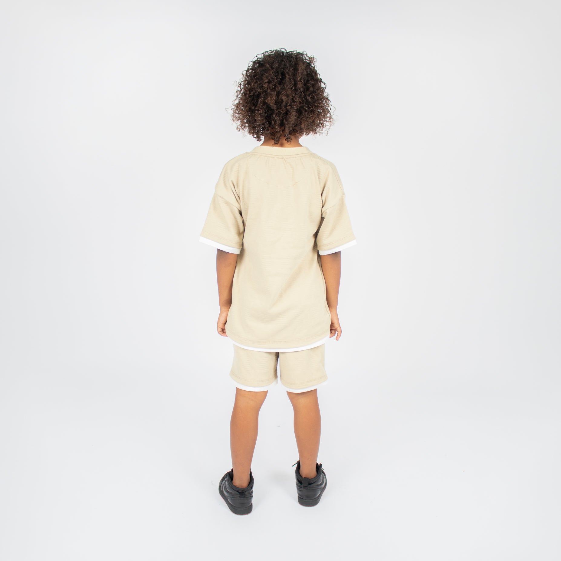 Conjunto niño textura pistacho