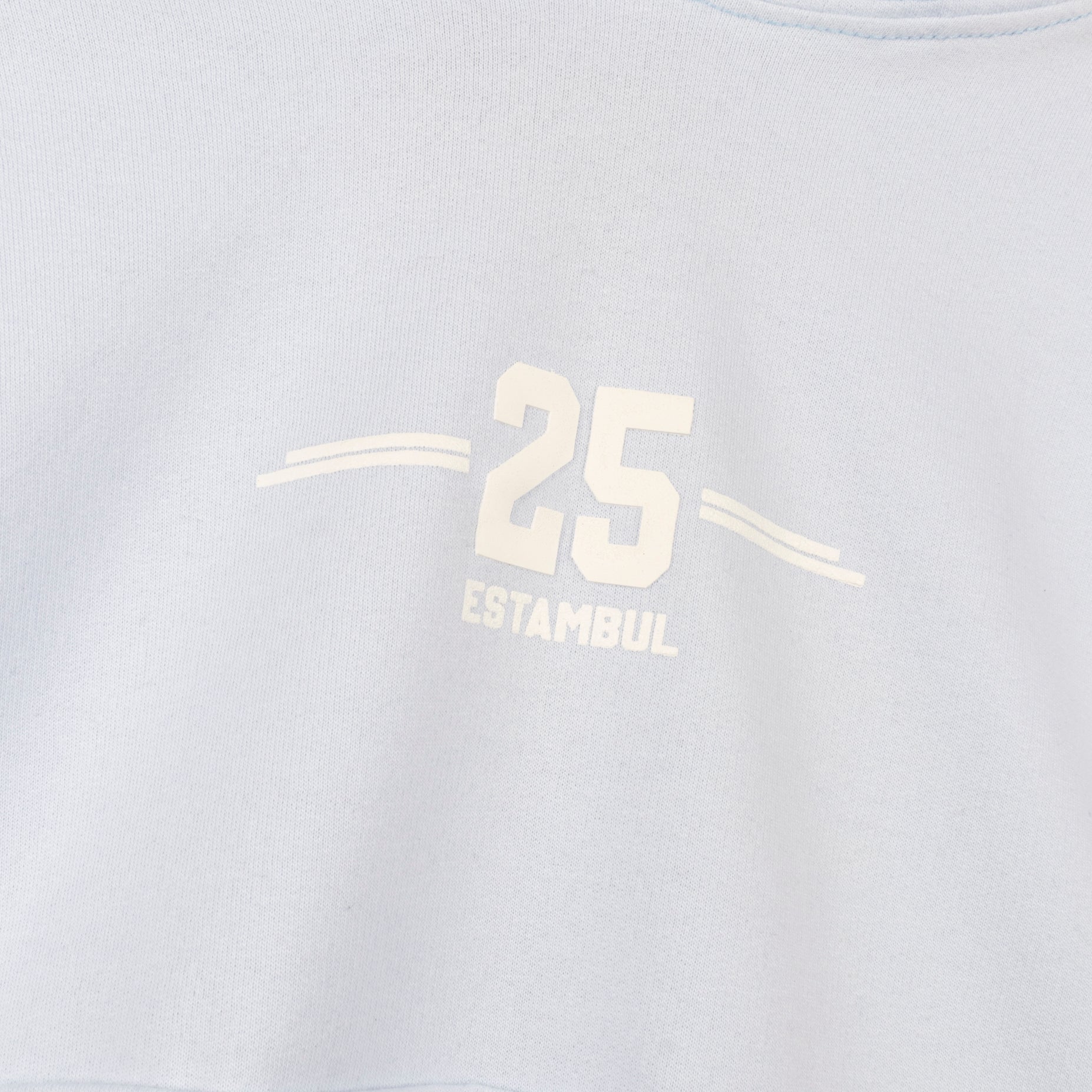 Conjunto niño capucha azul cielo