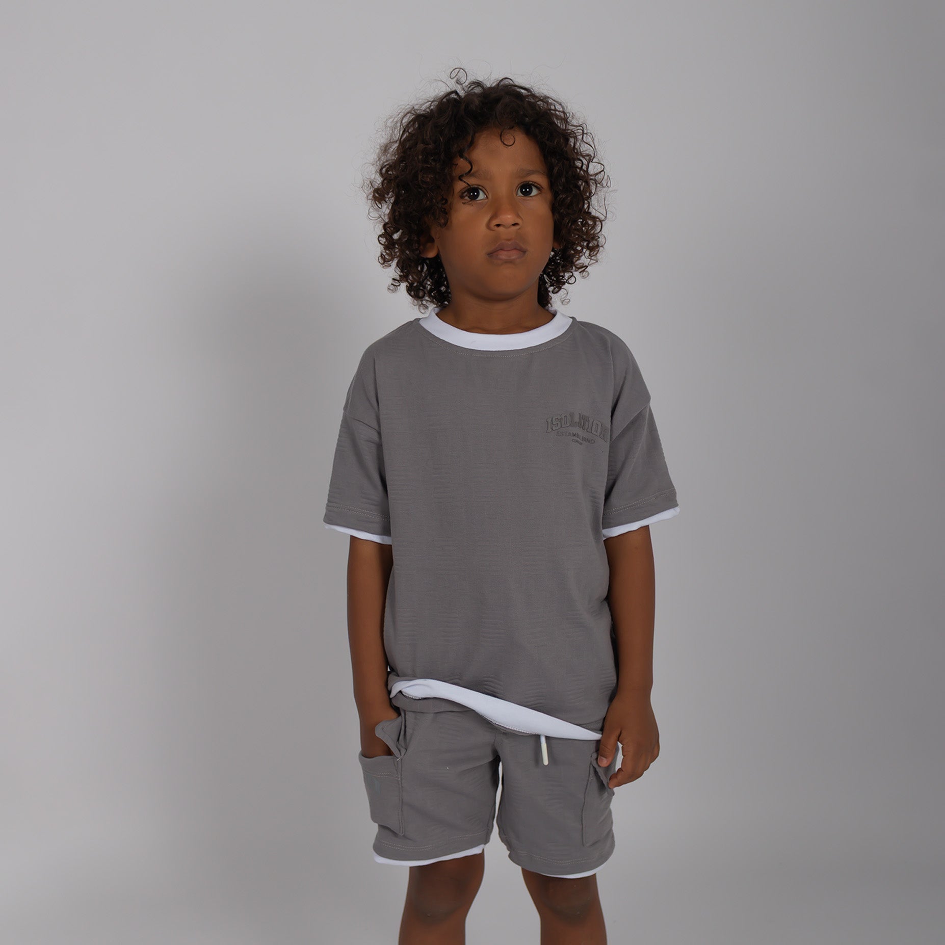 Conjunto niño textura