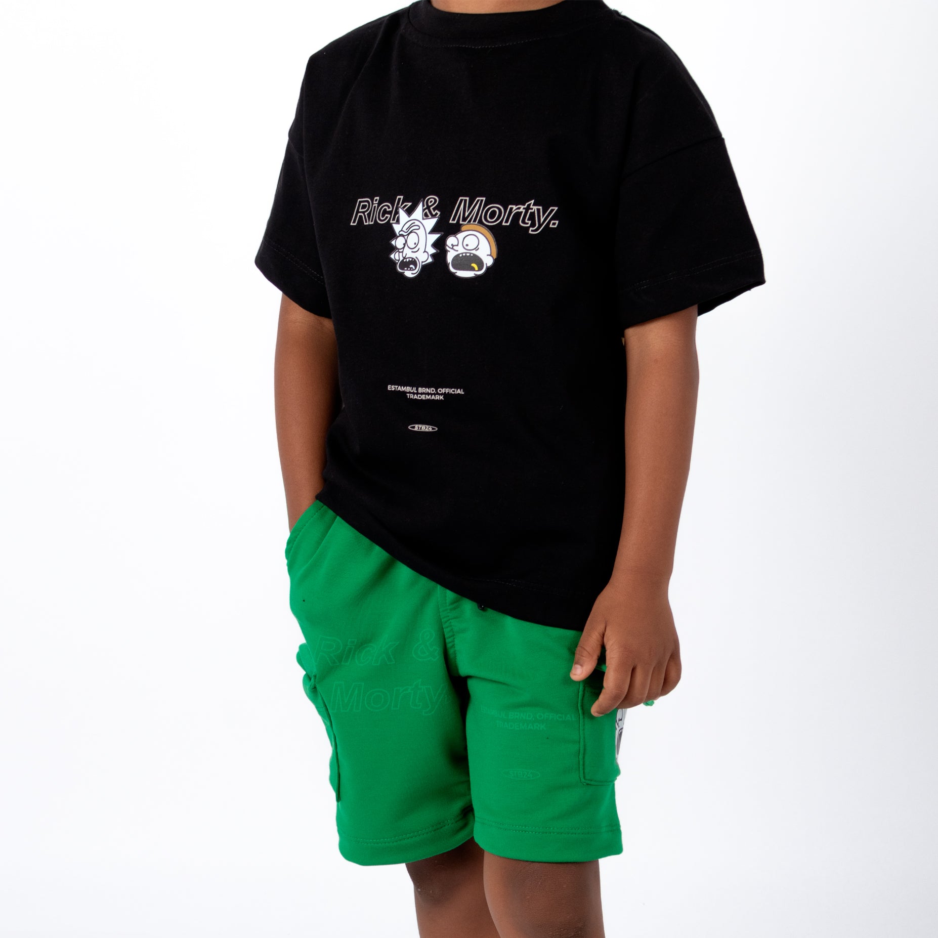 Conjunto niño cargo  Rick y Morty