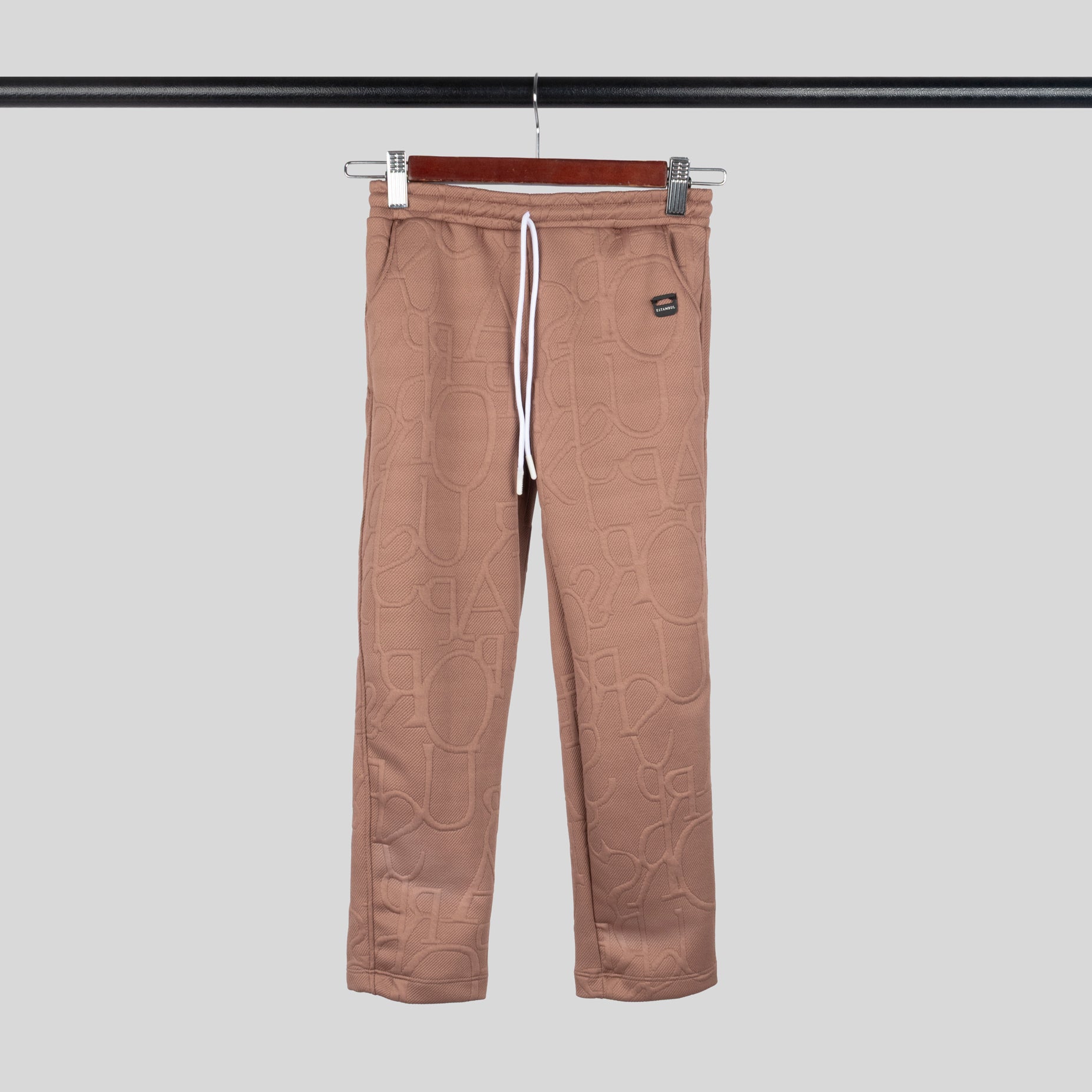 Conjunto niño Textura caoba