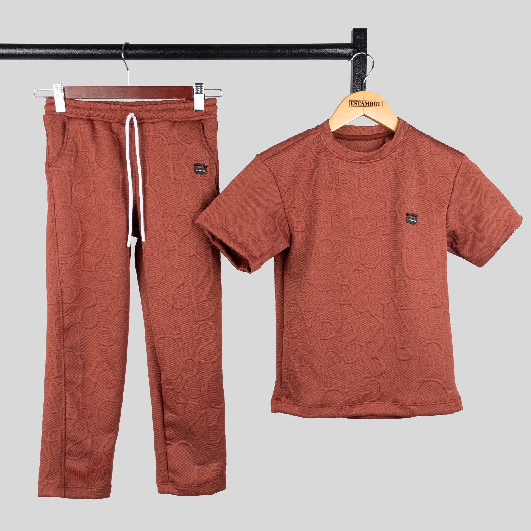 Conjunto niño Textura terracota