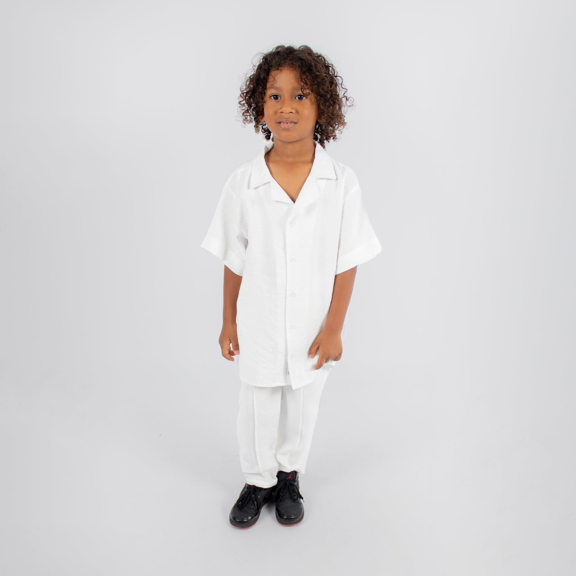 Conjunto niño pantalon blanco