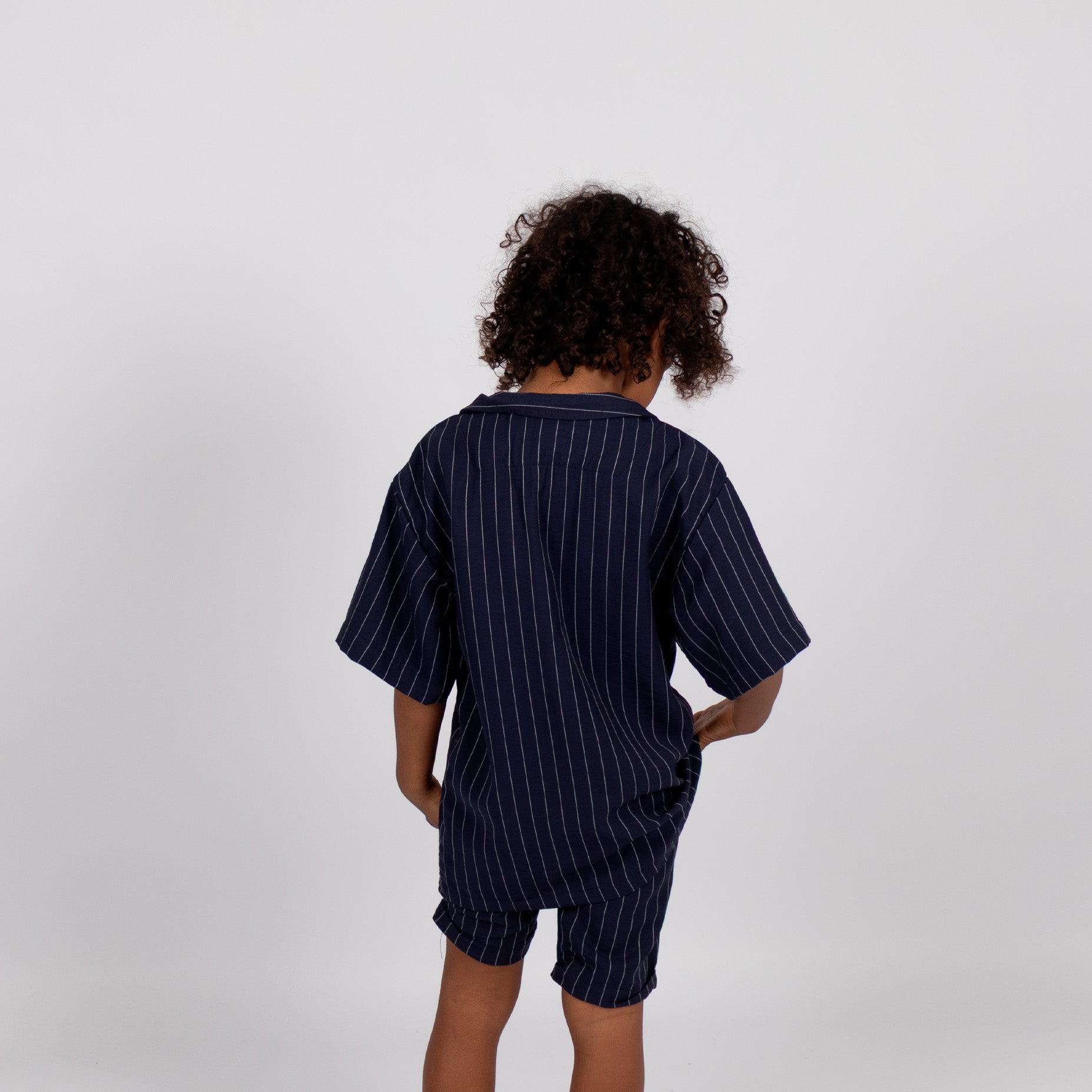 Conjunto niño rayas navy