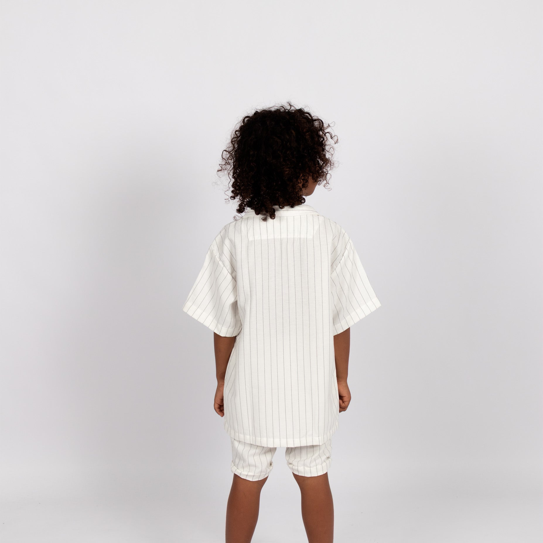 Conjunto niño rayas ivory