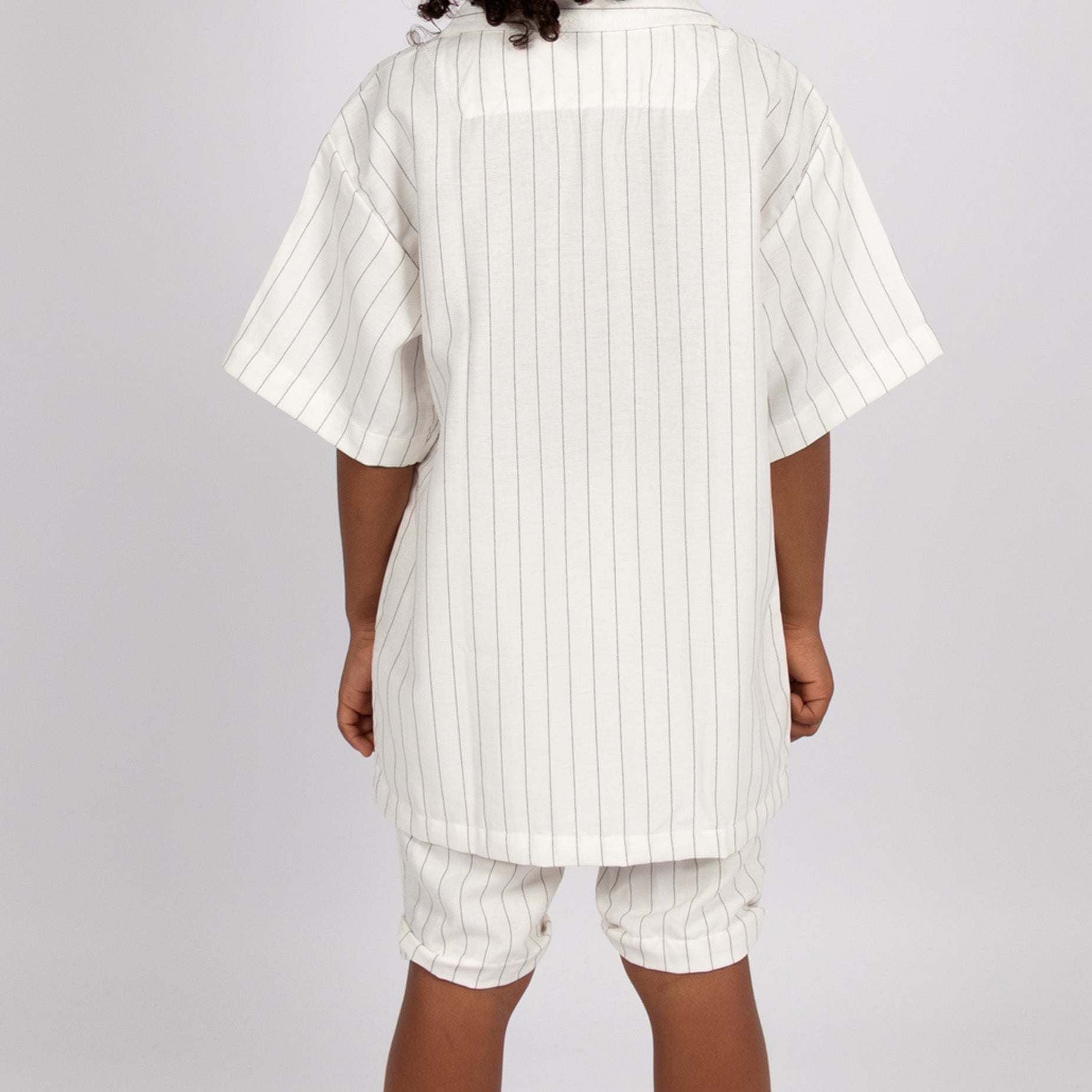 Conjunto niño rayas ivory