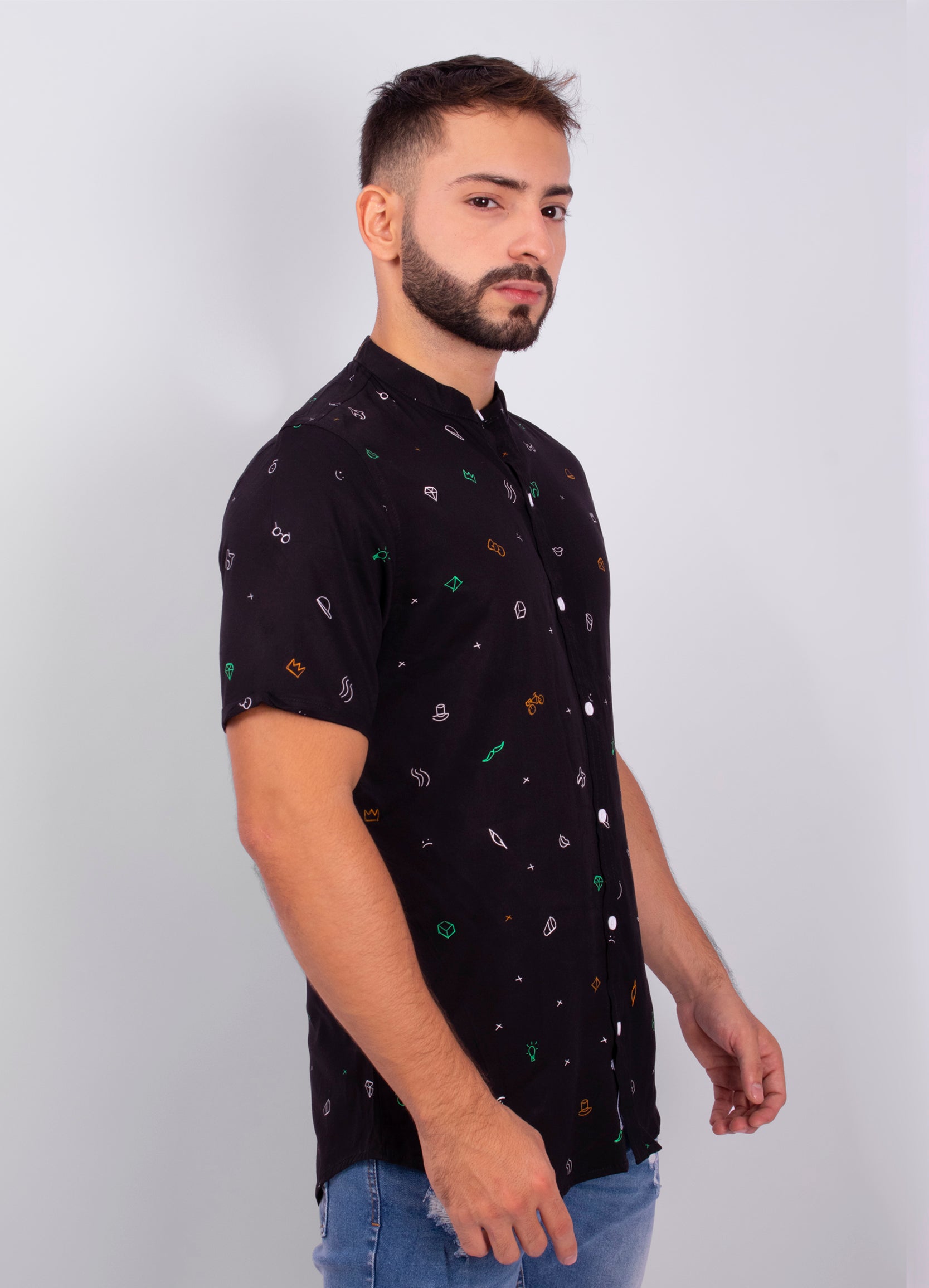 Camisa hombre Black