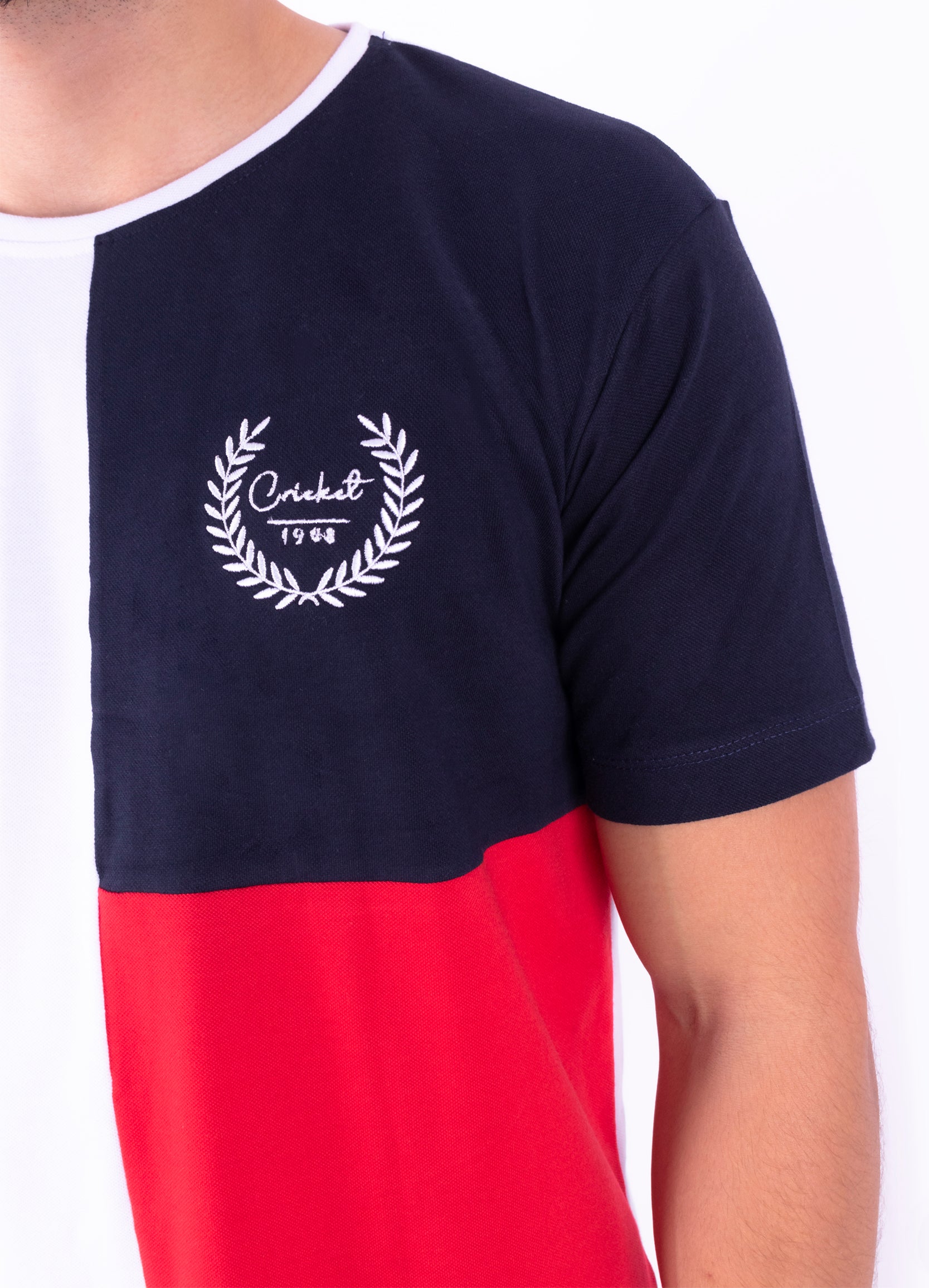 Camiseta hombre cortes crichet