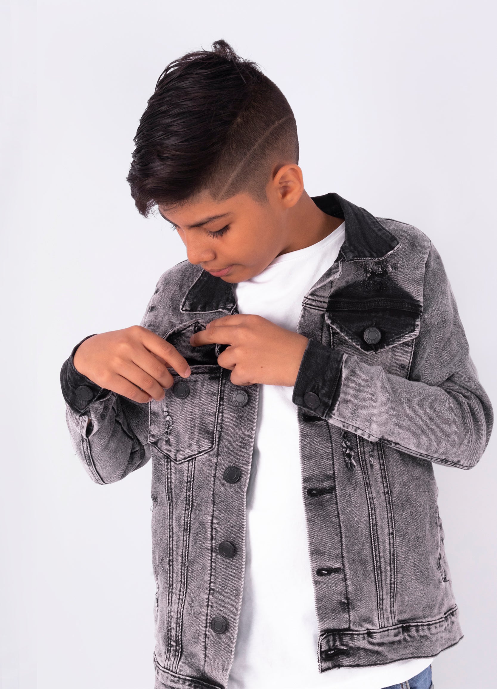 Chaqueta niño sky claro