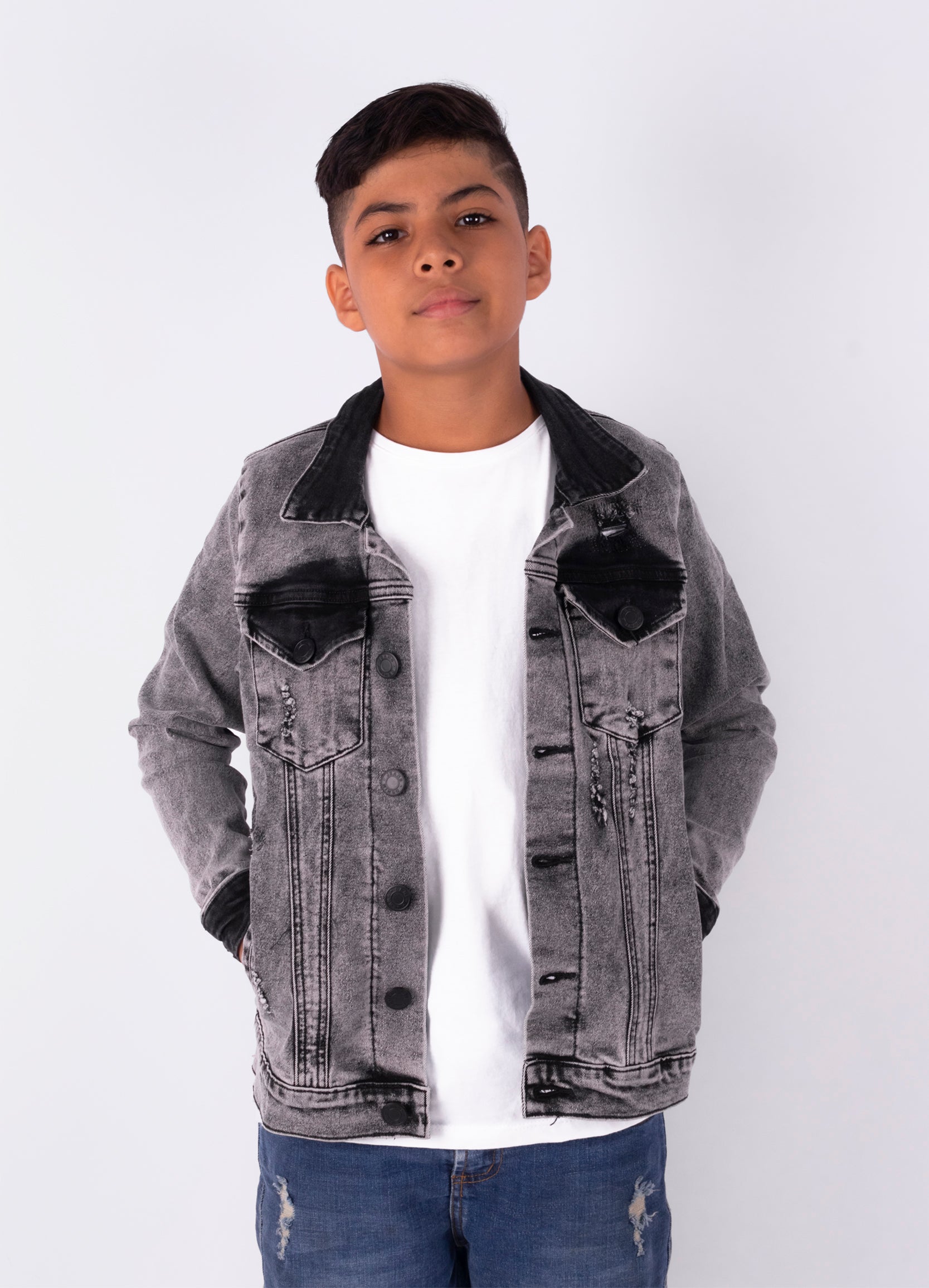 Chaqueta niño sky claro