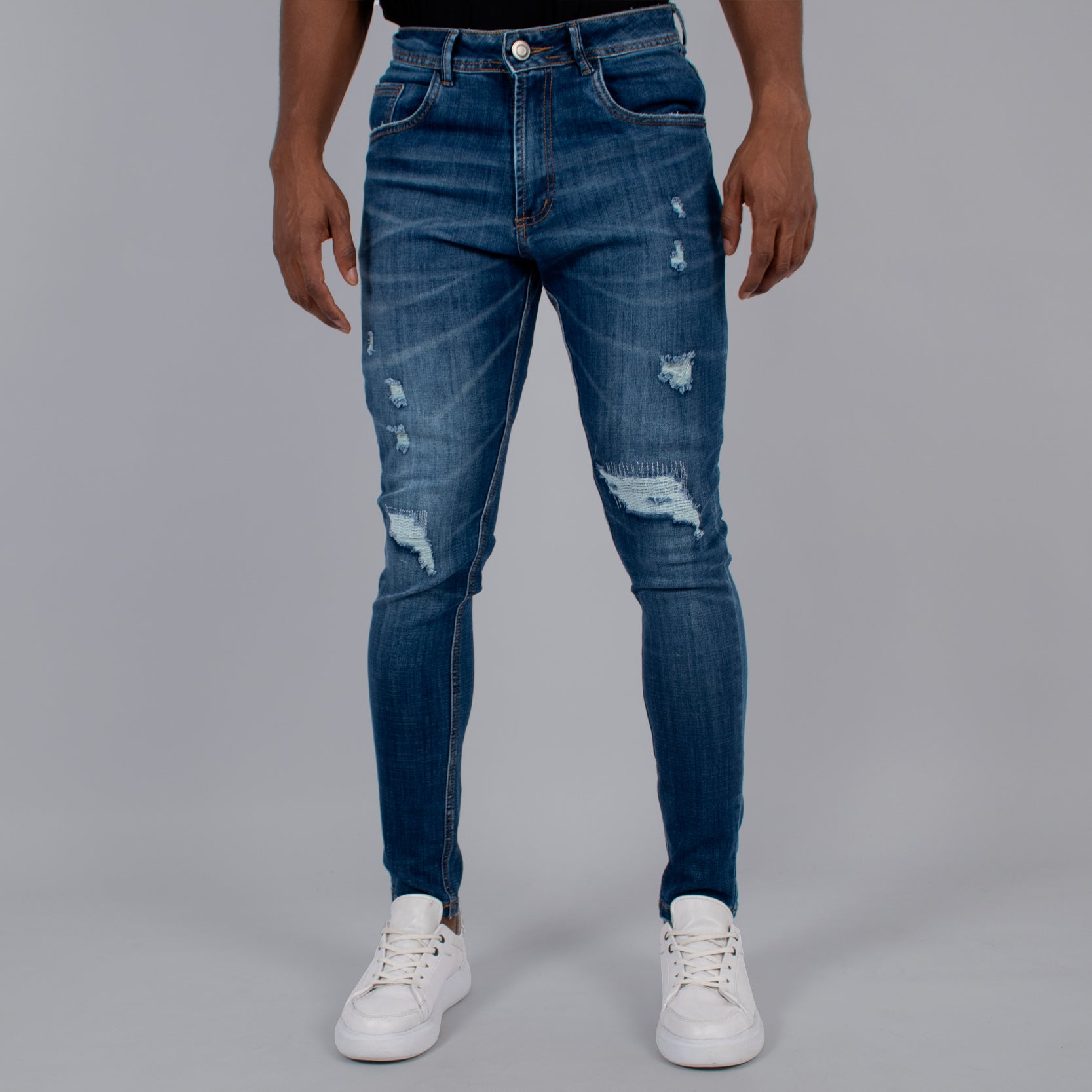 Jean hombre skInny azul