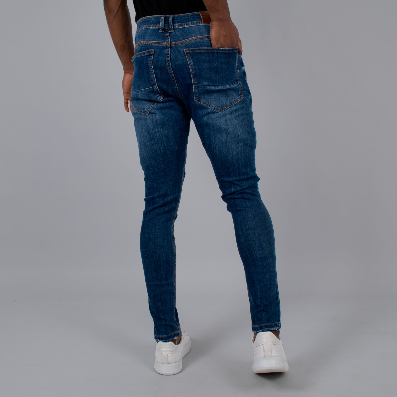 Jean hombre skInny azul