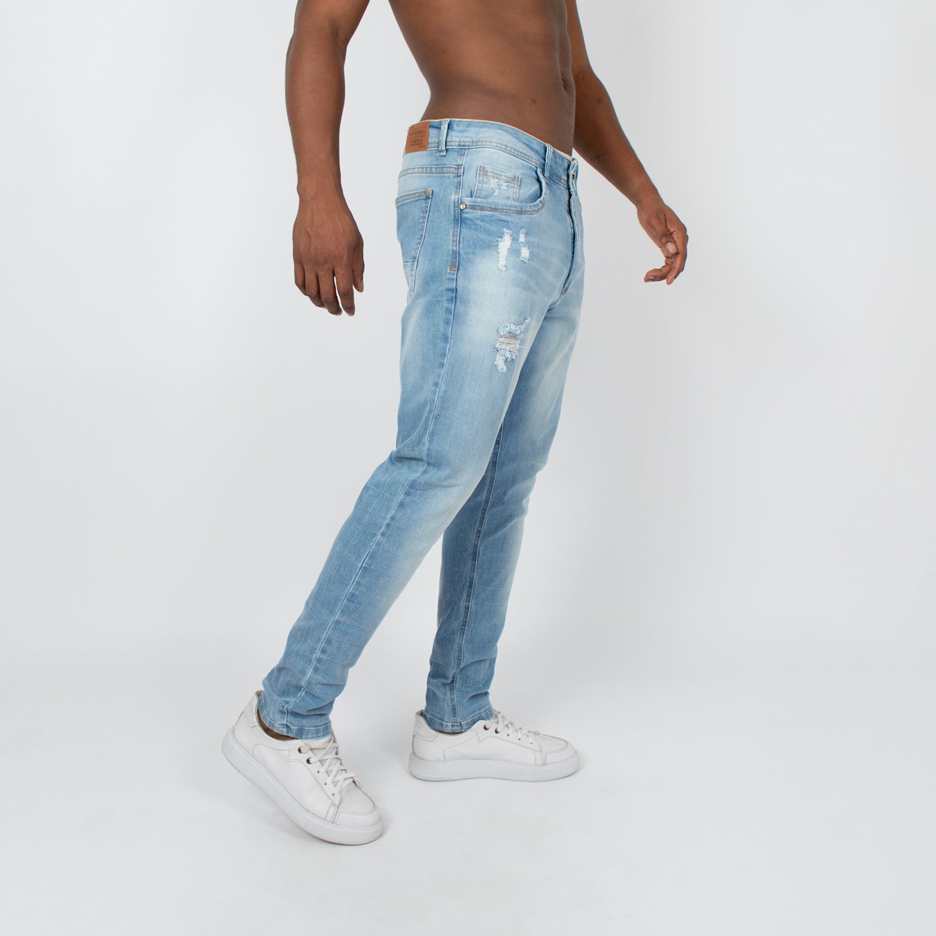 Jean hombre skinny desgaste
