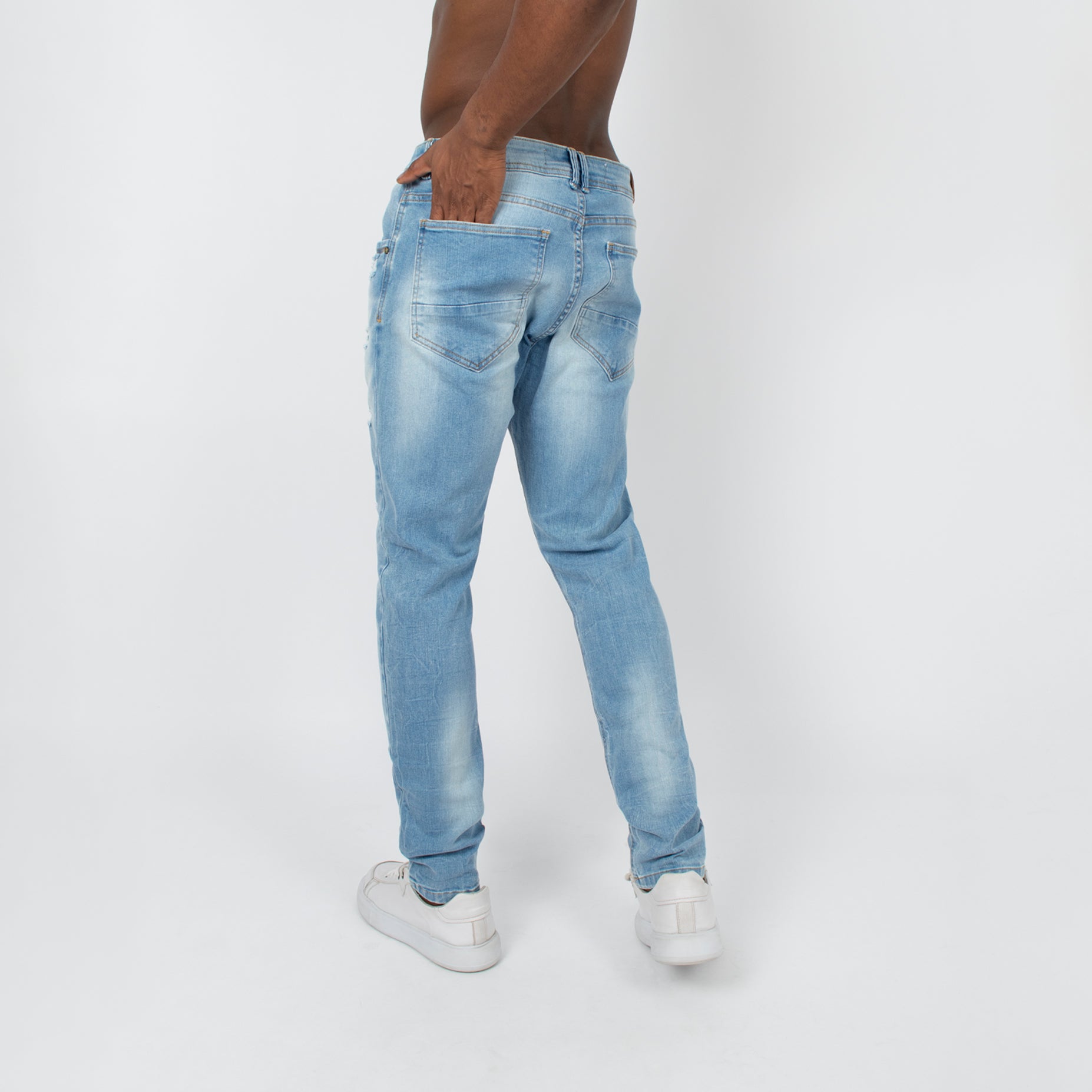 Jean hombre skinny desgaste