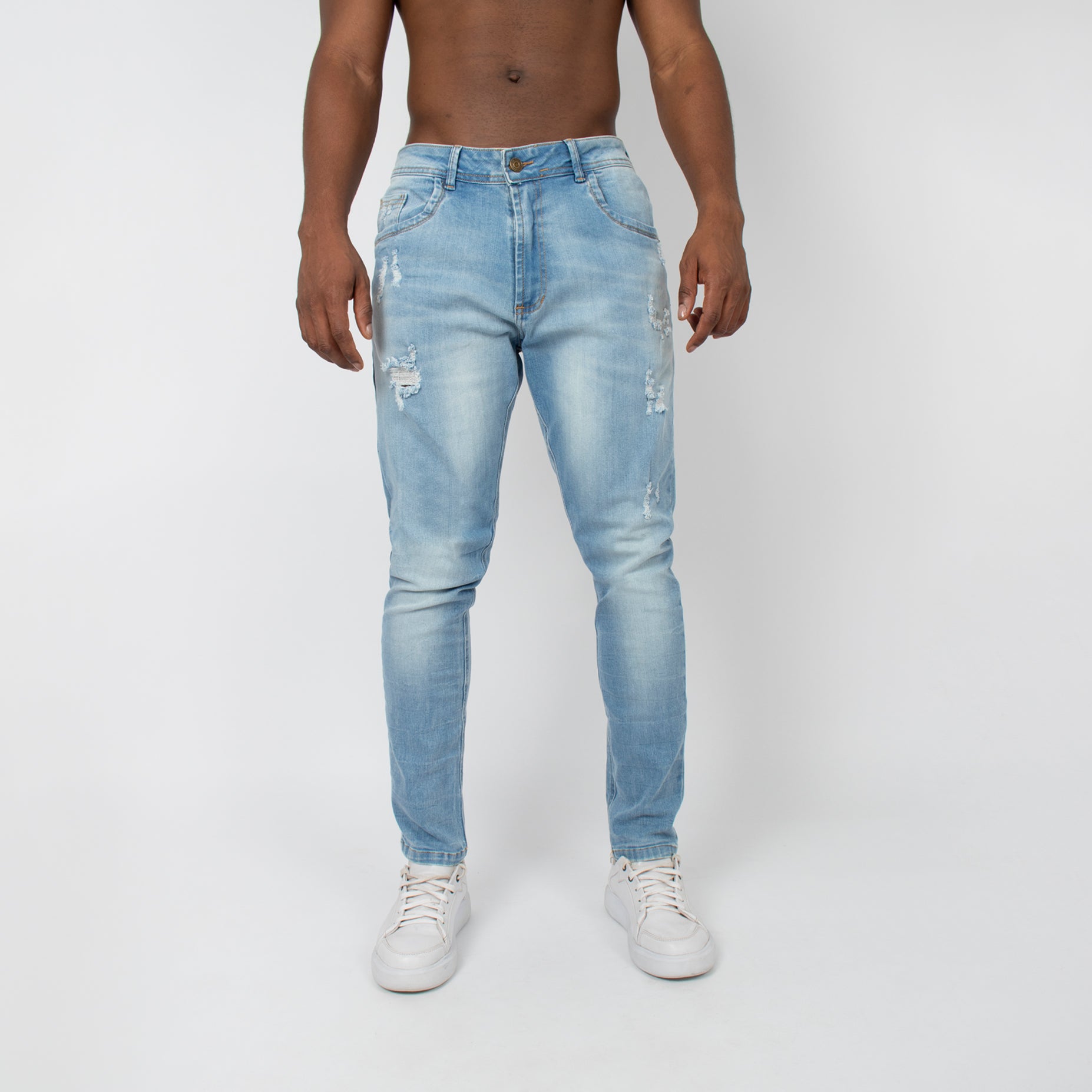 Jean hombre skinny desgaste