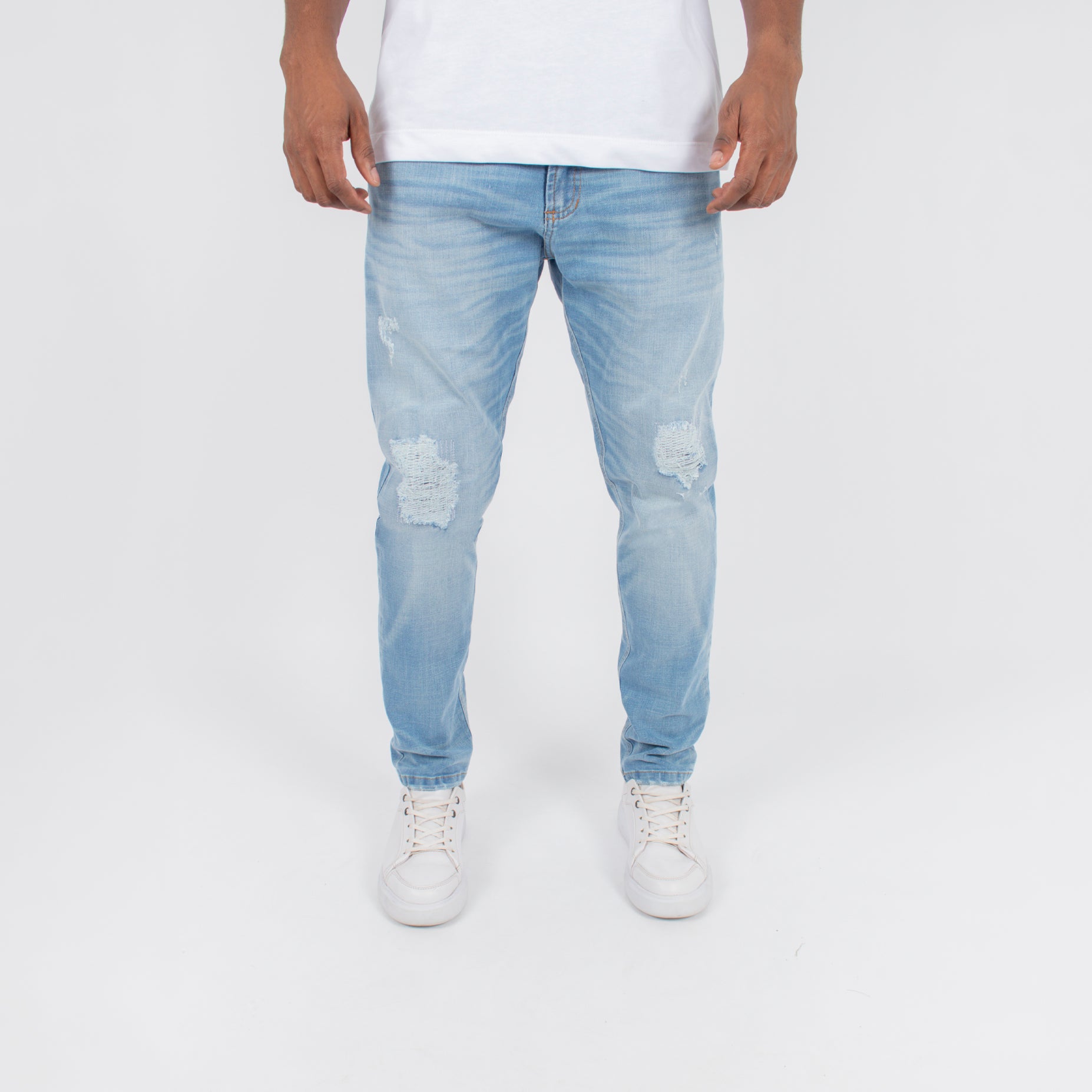 Jean hombre skinny desgaste