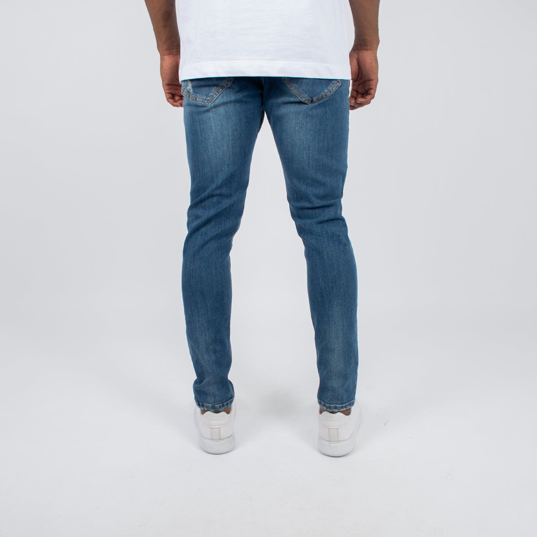 Jean hombre skinny desgaste
