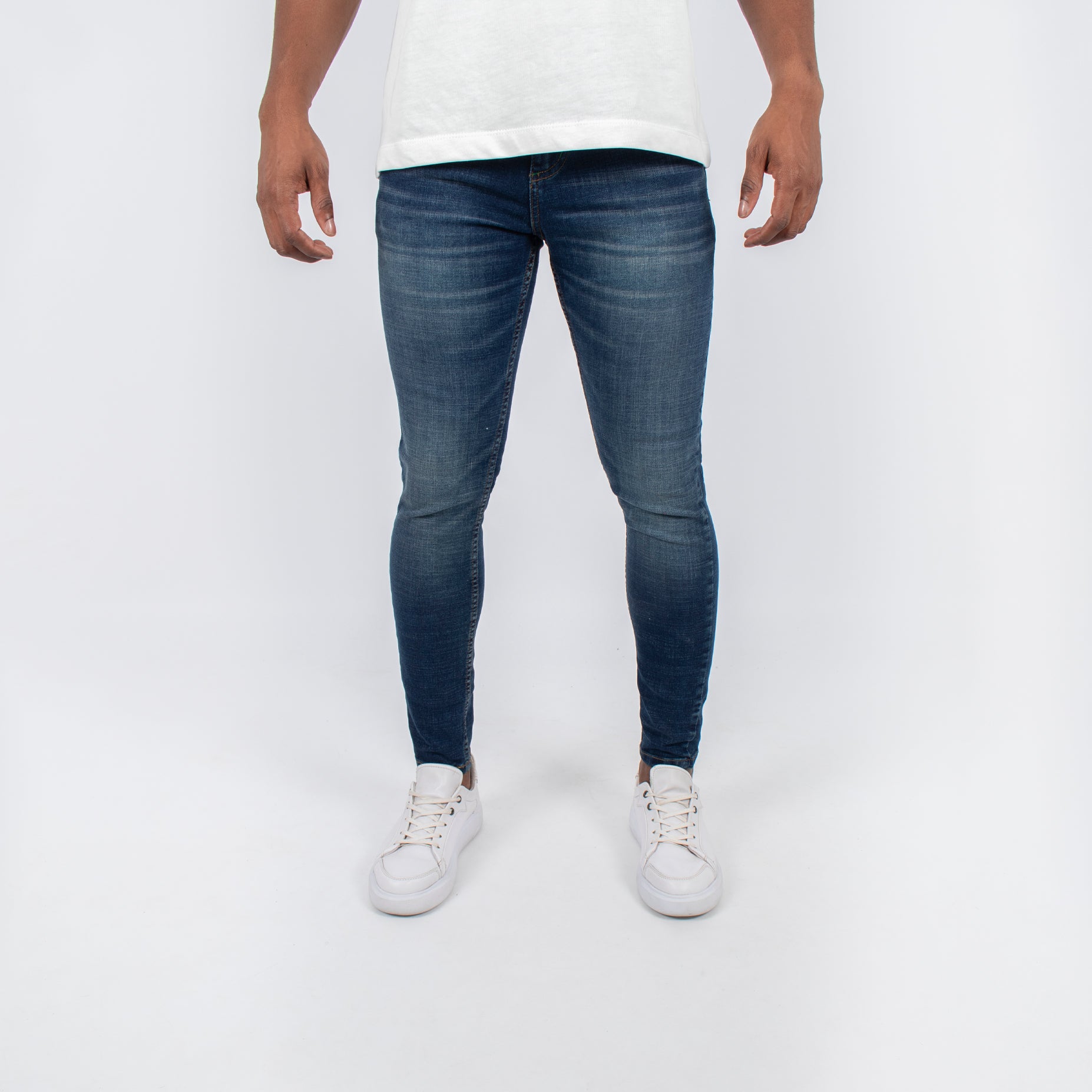 Jean hombre skinny azul oscuro