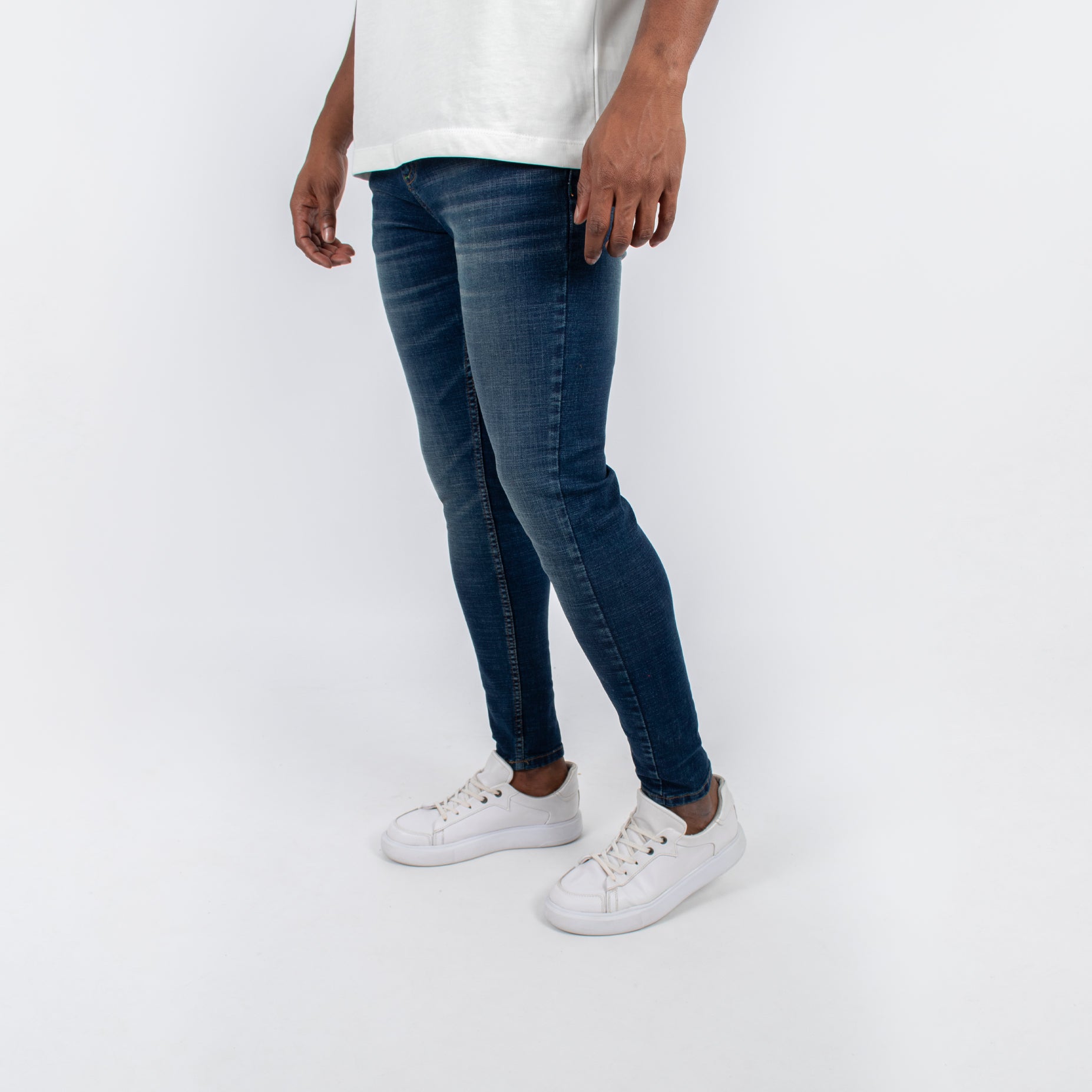 Jean hombre skinny azul oscuro