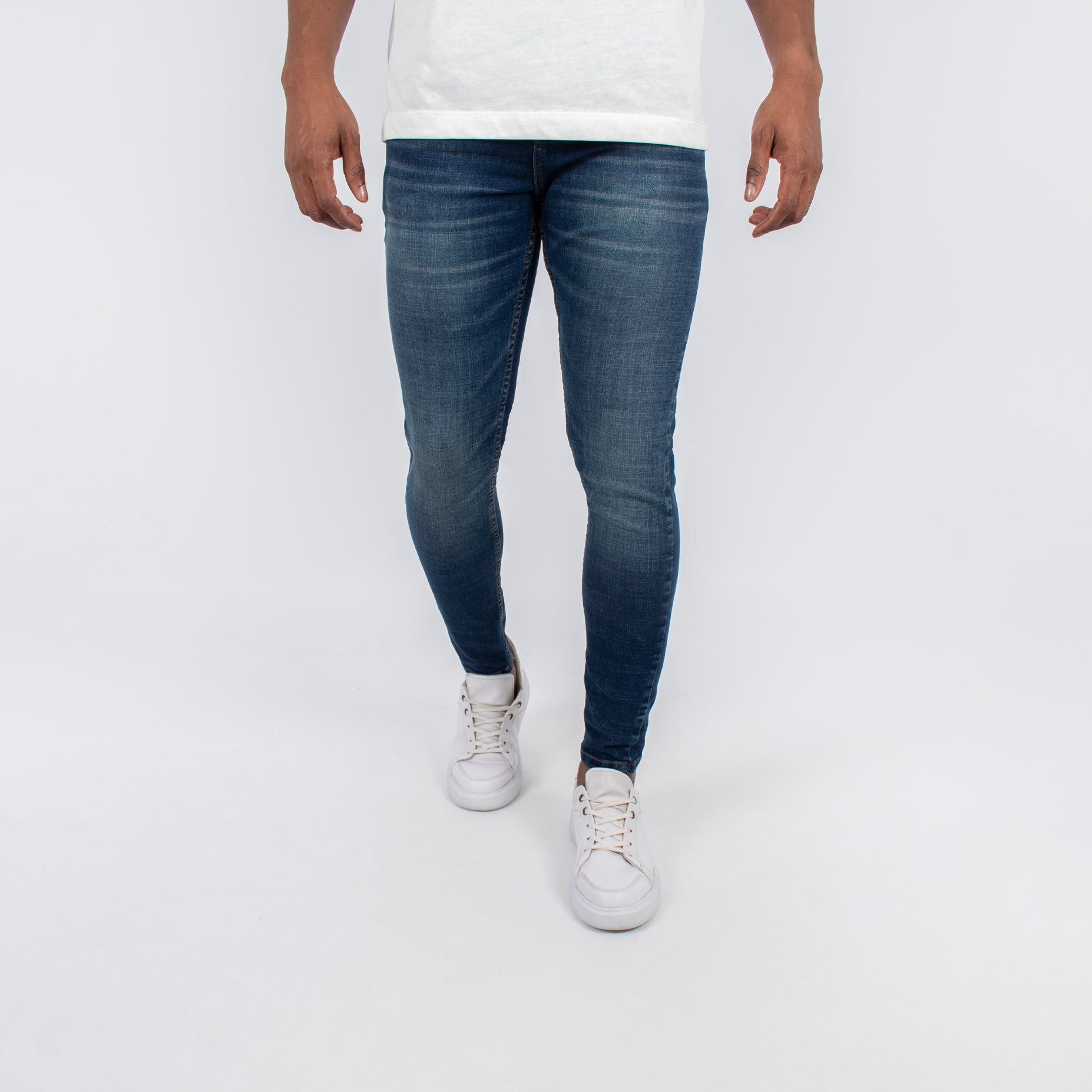 Jean hombre skinny azul oscuro