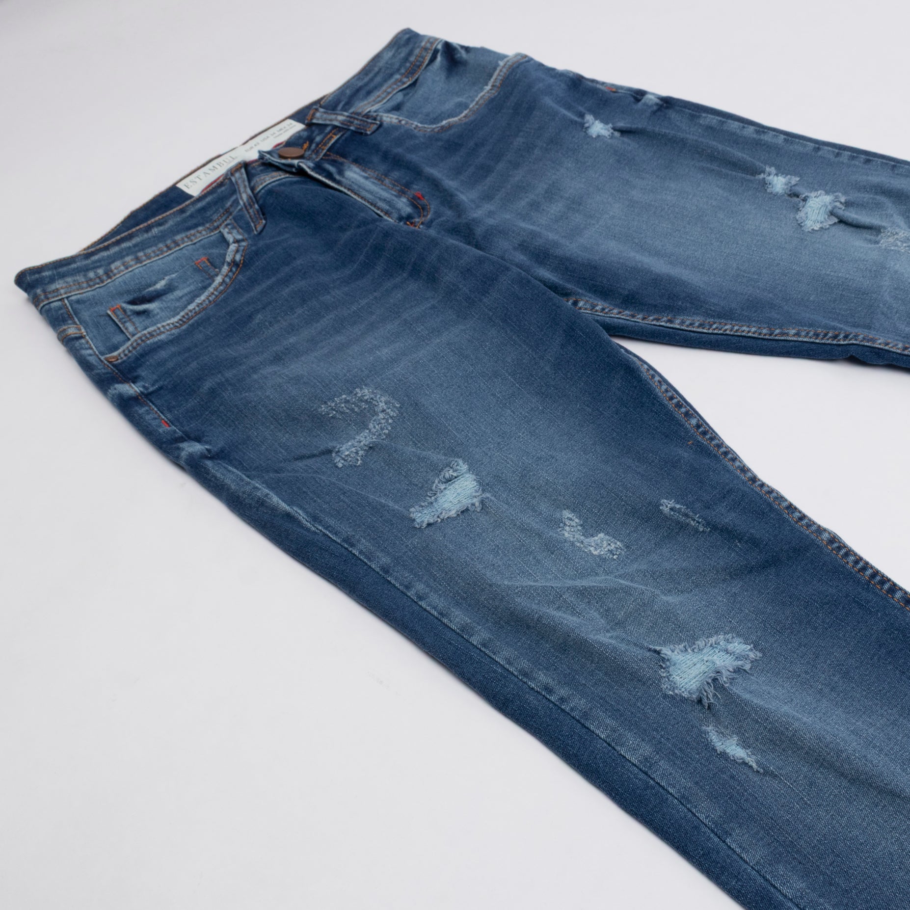 Jean hombre skinny desgaste