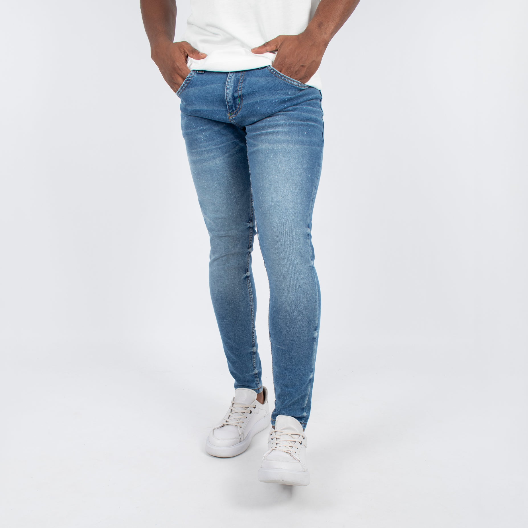 Jean hombre skinny azul