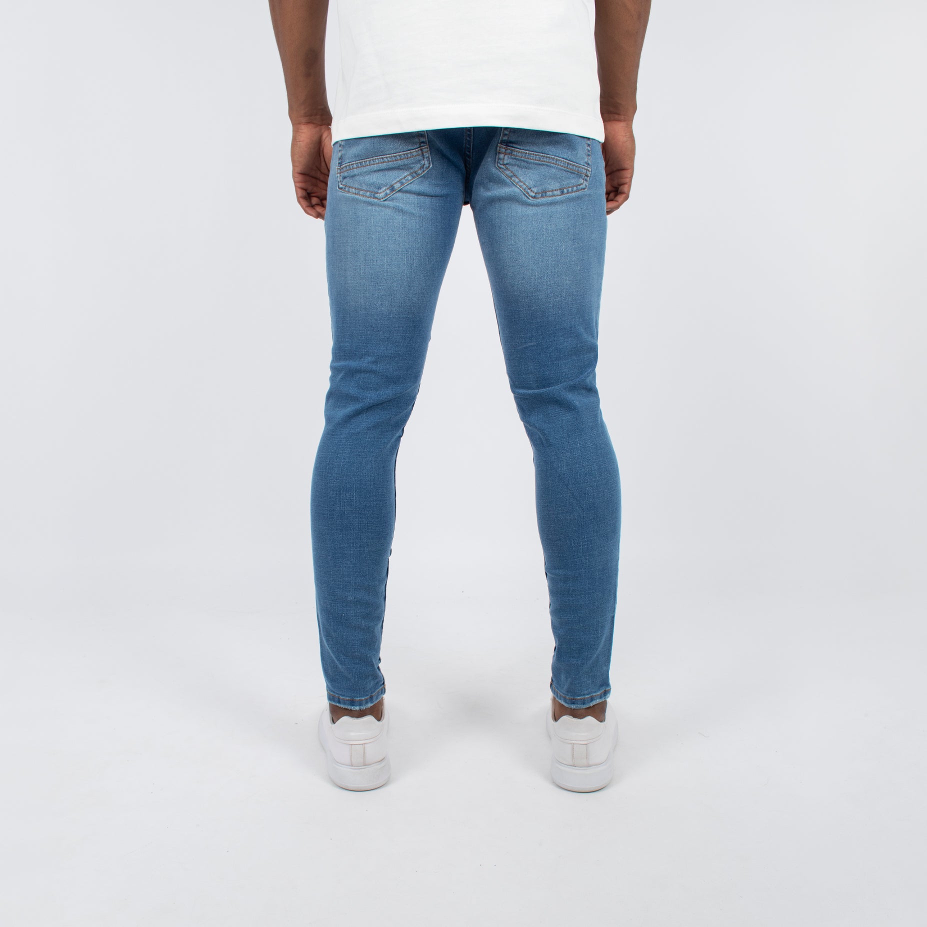 Jean hombre skinny azul