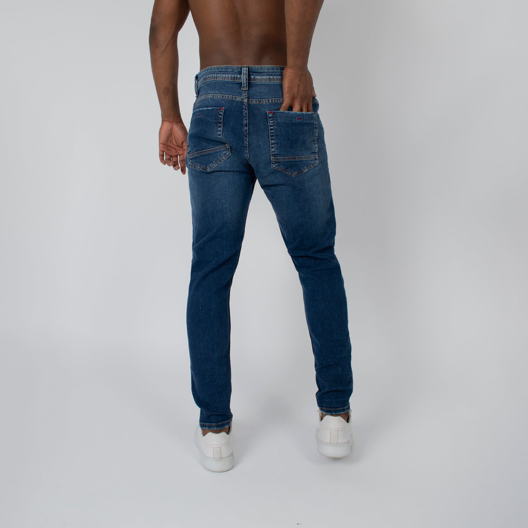 Jean hombre skinny desgaste
