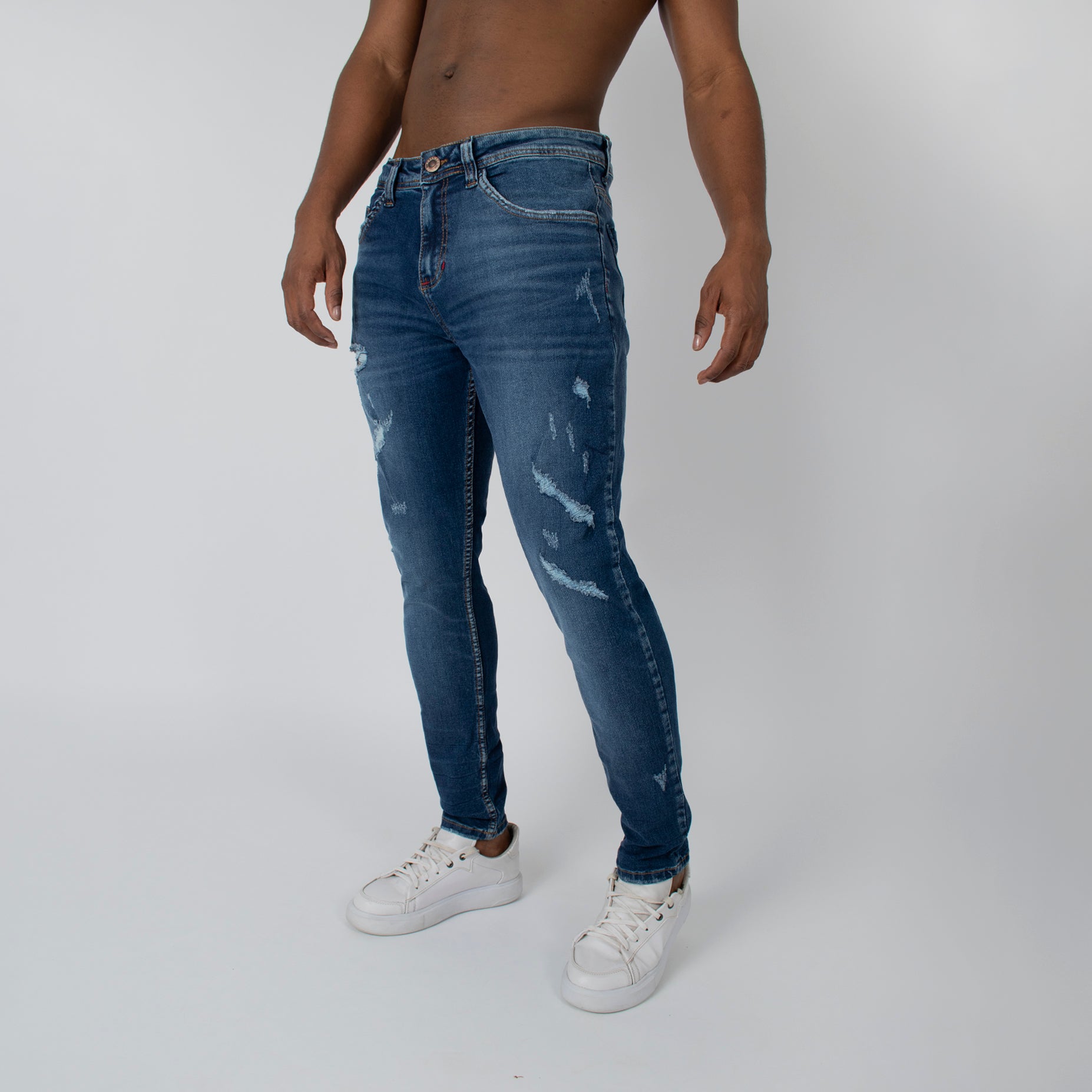 Jean hombre skinny desgaste