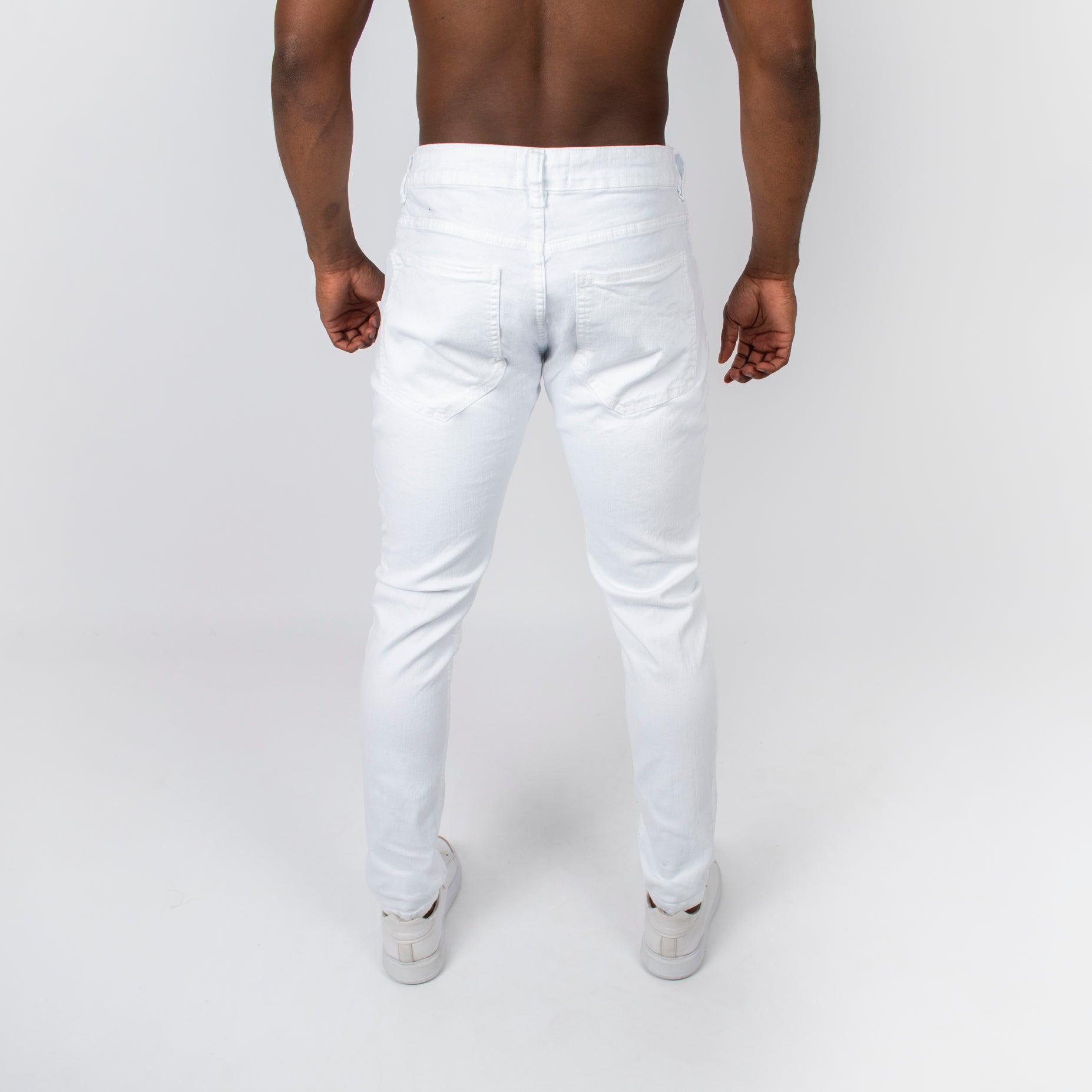 Jean hombre skinny blanco