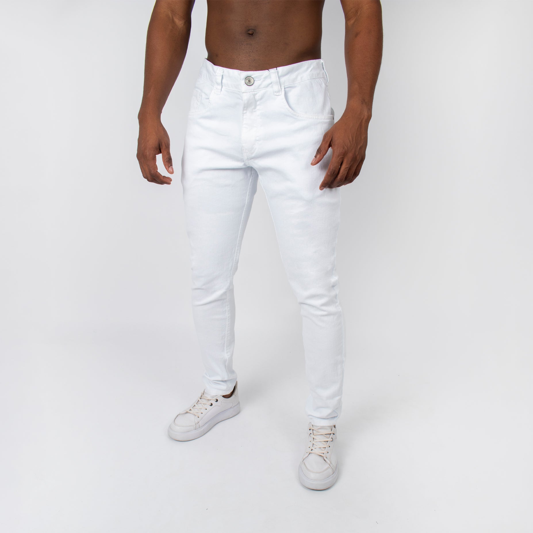 Jean hombre skinny blanco