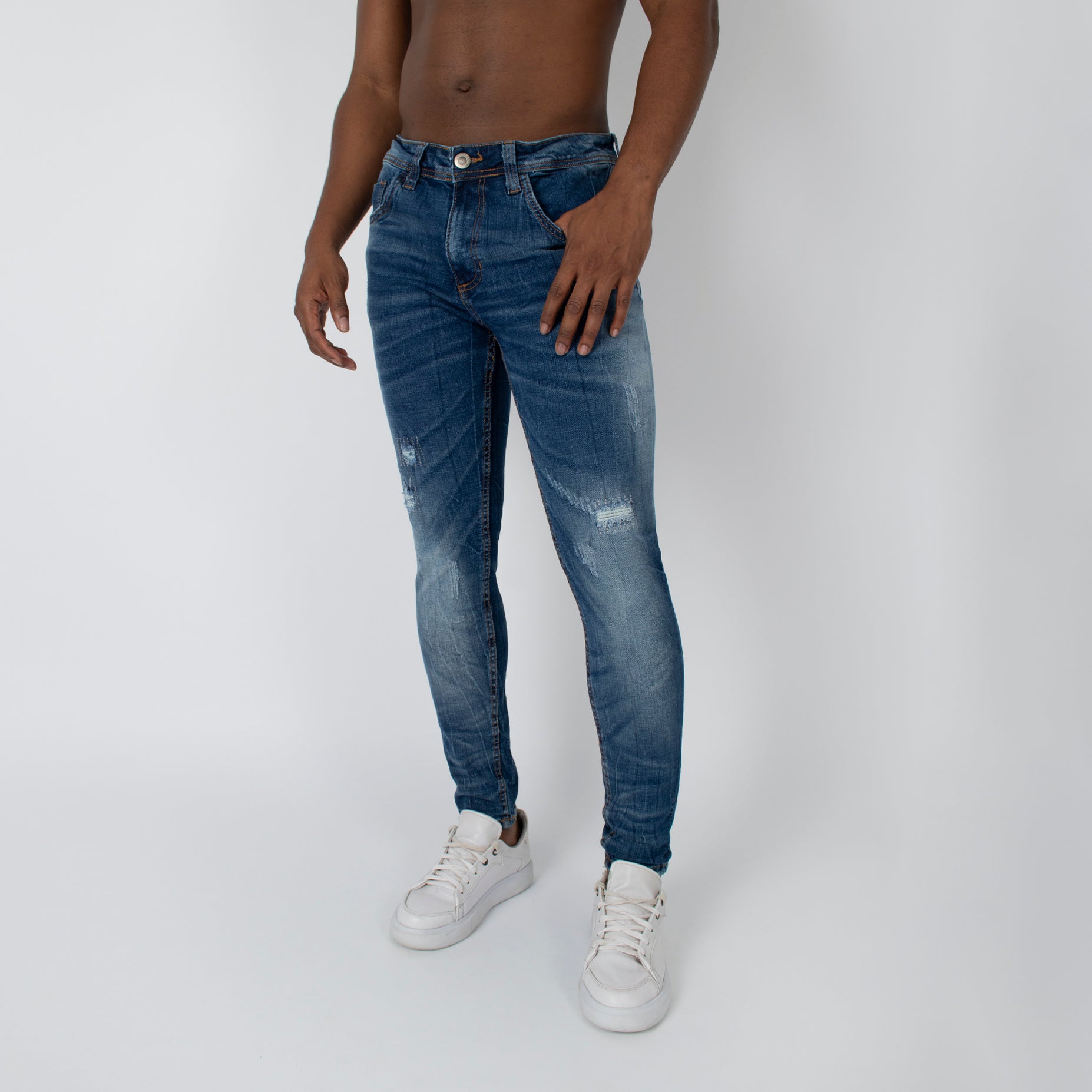 Jean hombre skinny rotos