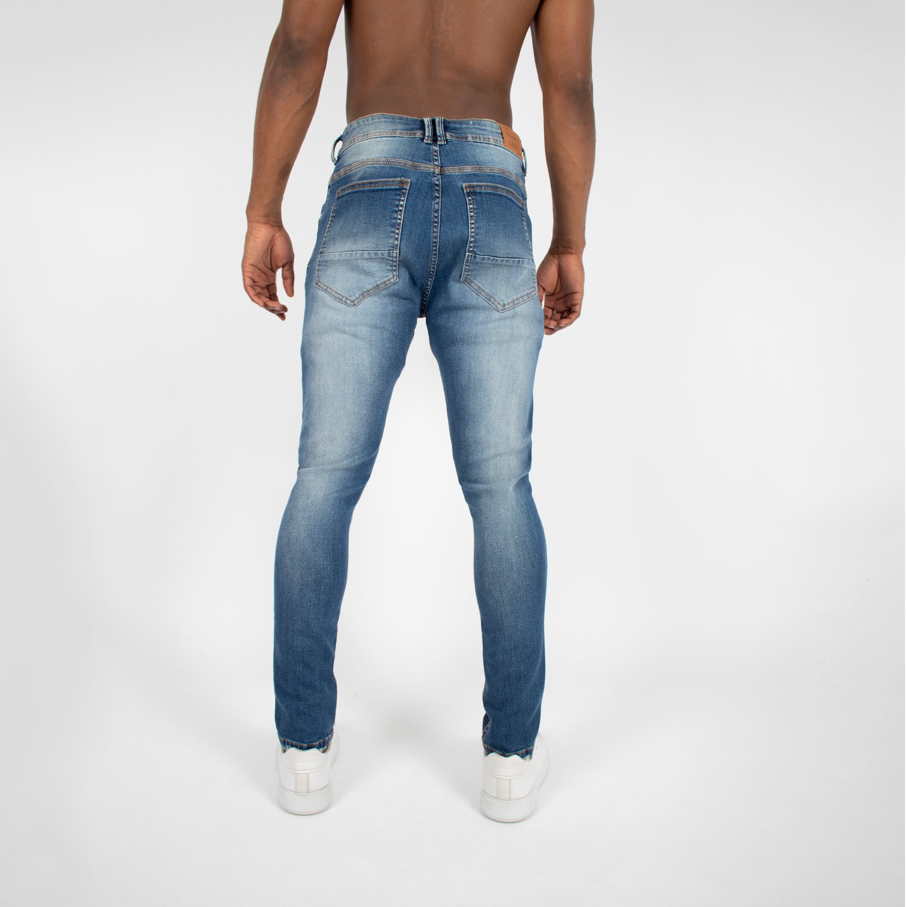 Jean hombre skinny parche