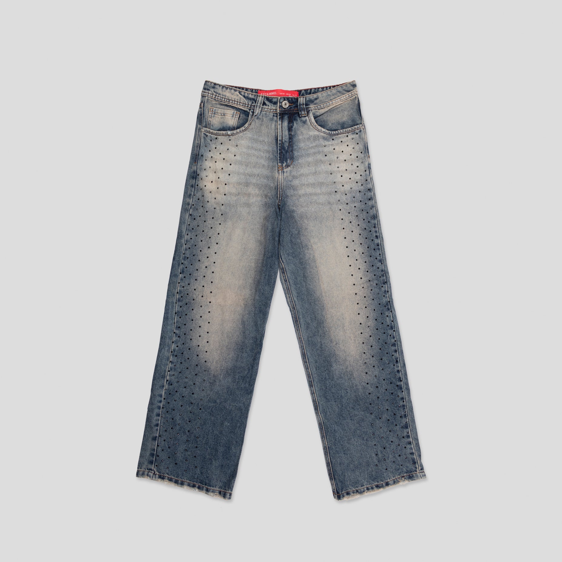 Jean hombre baggy piedras