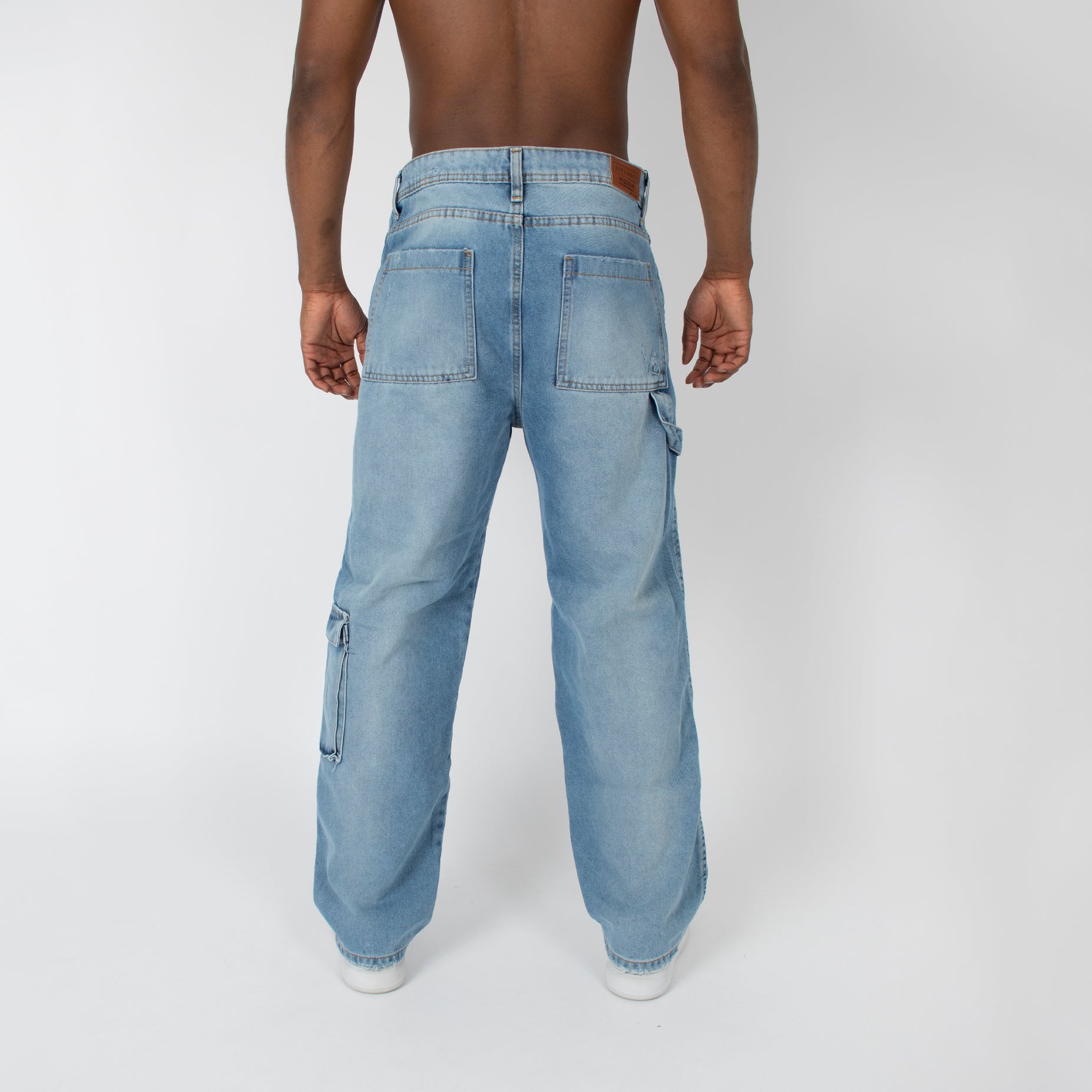 Jean hombre baggy bolsillos
