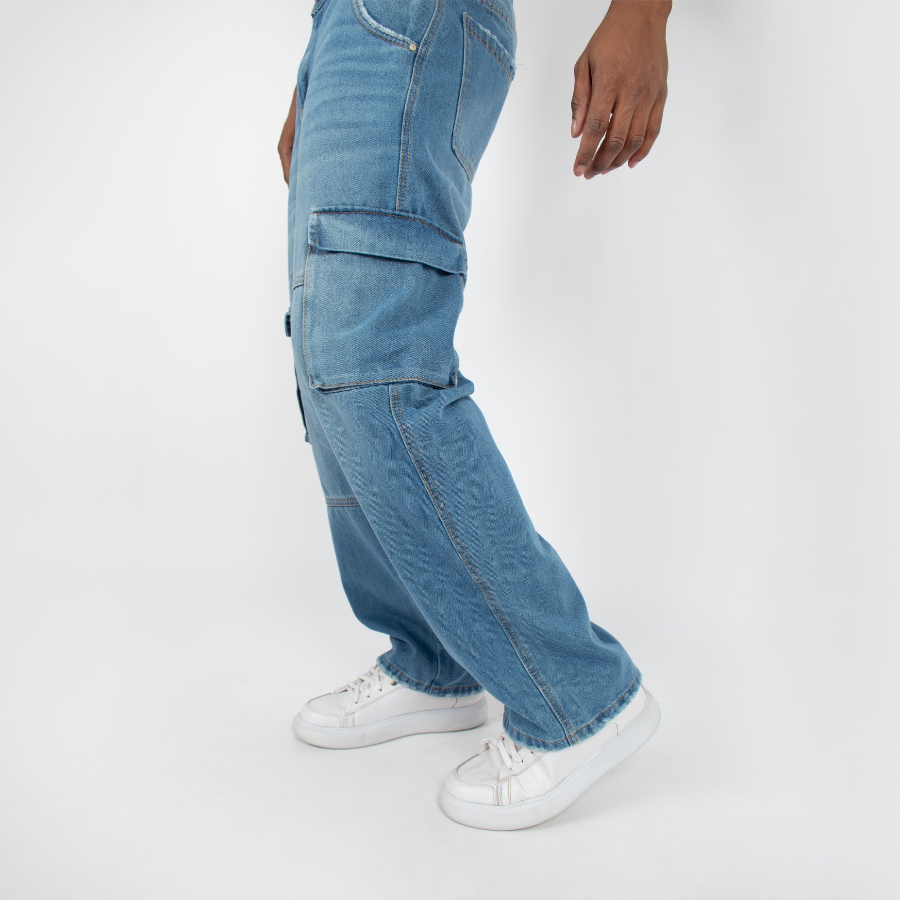 Jean hombre baggy bolsillos