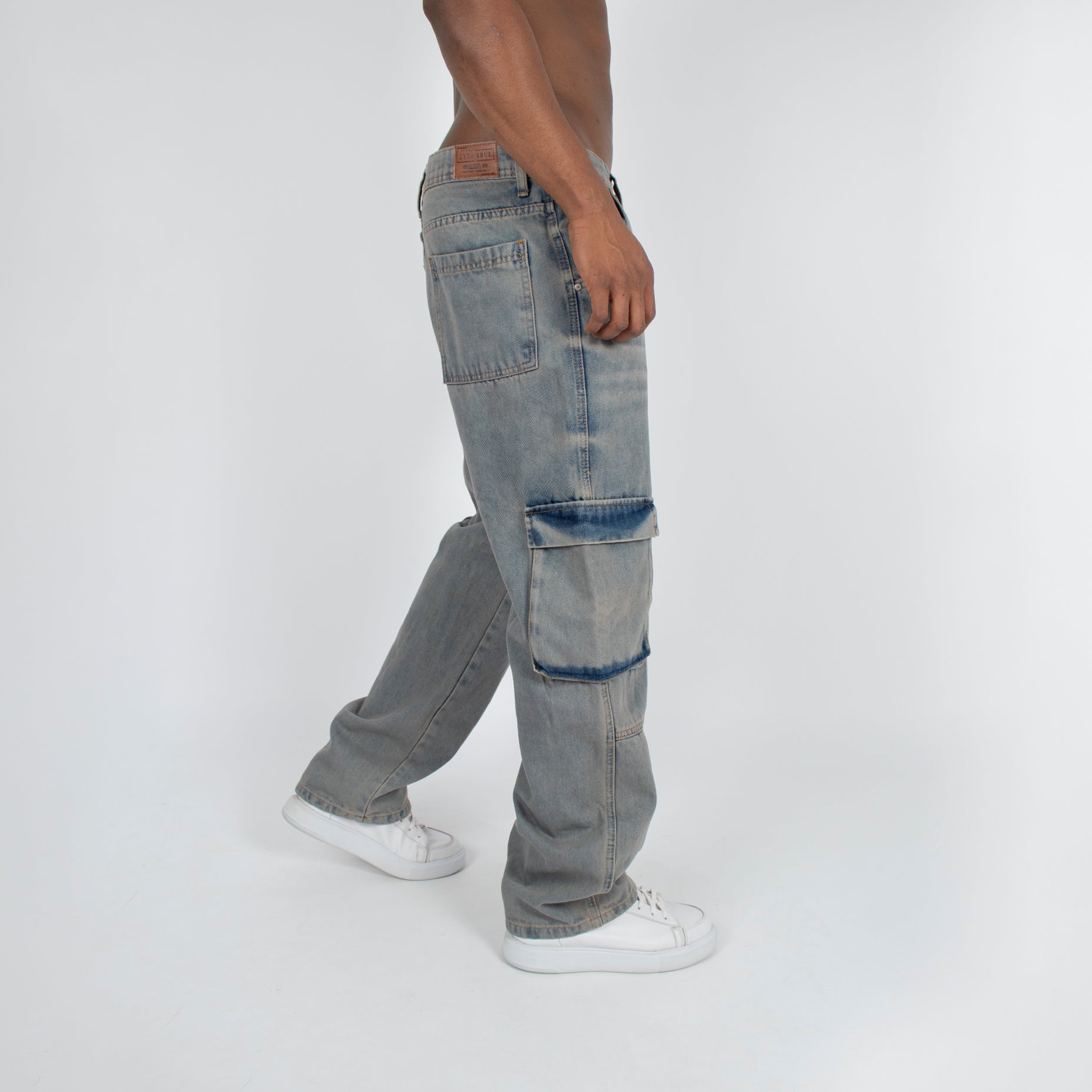 Jean hombre baggy bolsillos