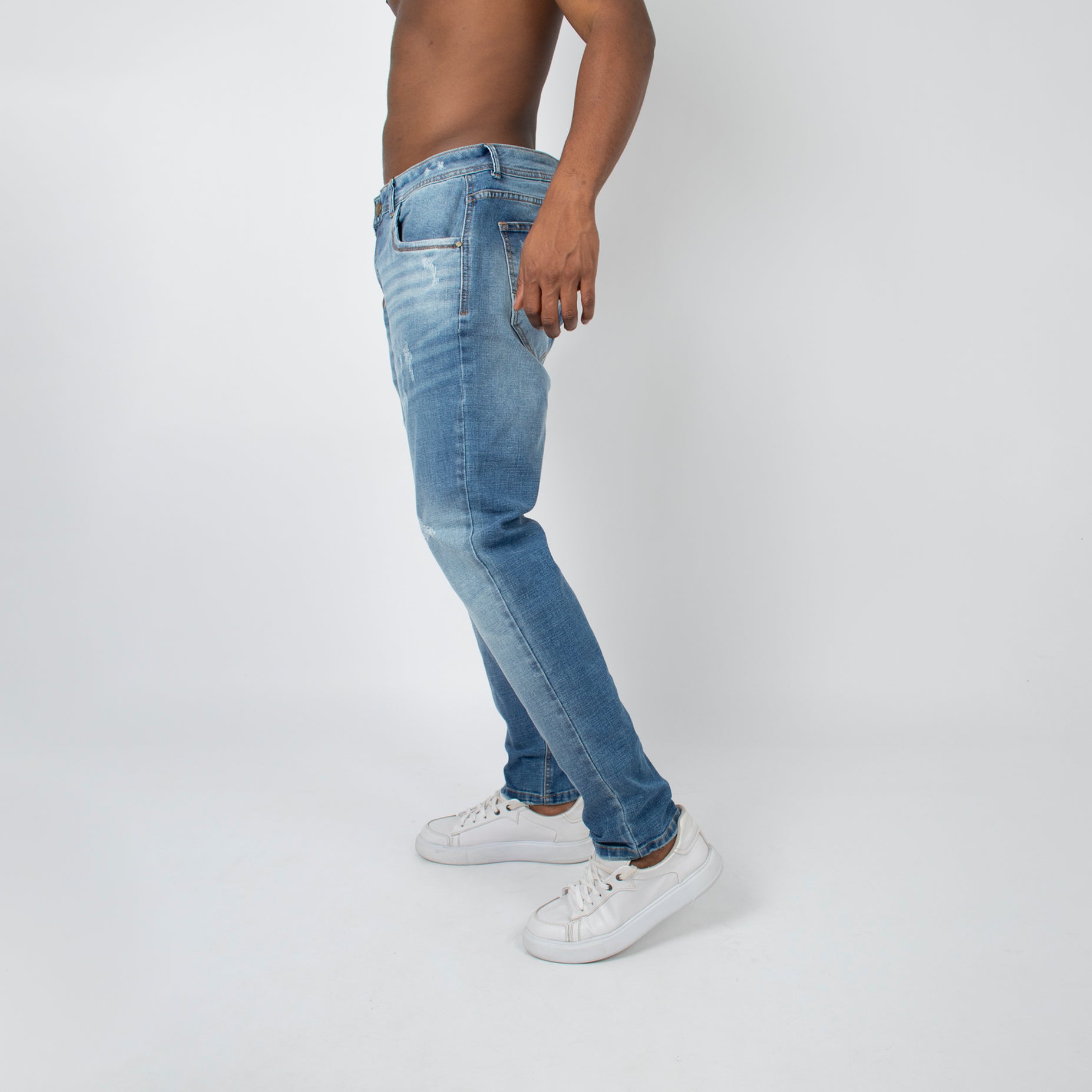 Jean hombre skinny azul claro