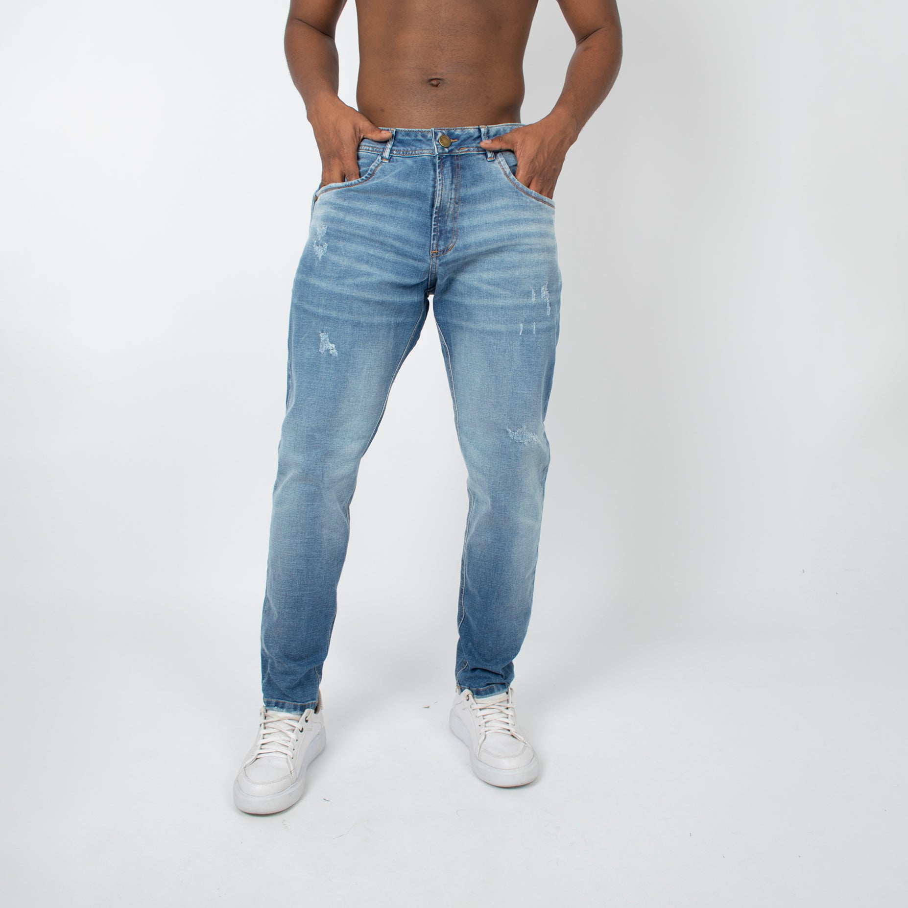 Jean hombre skinny azul claro