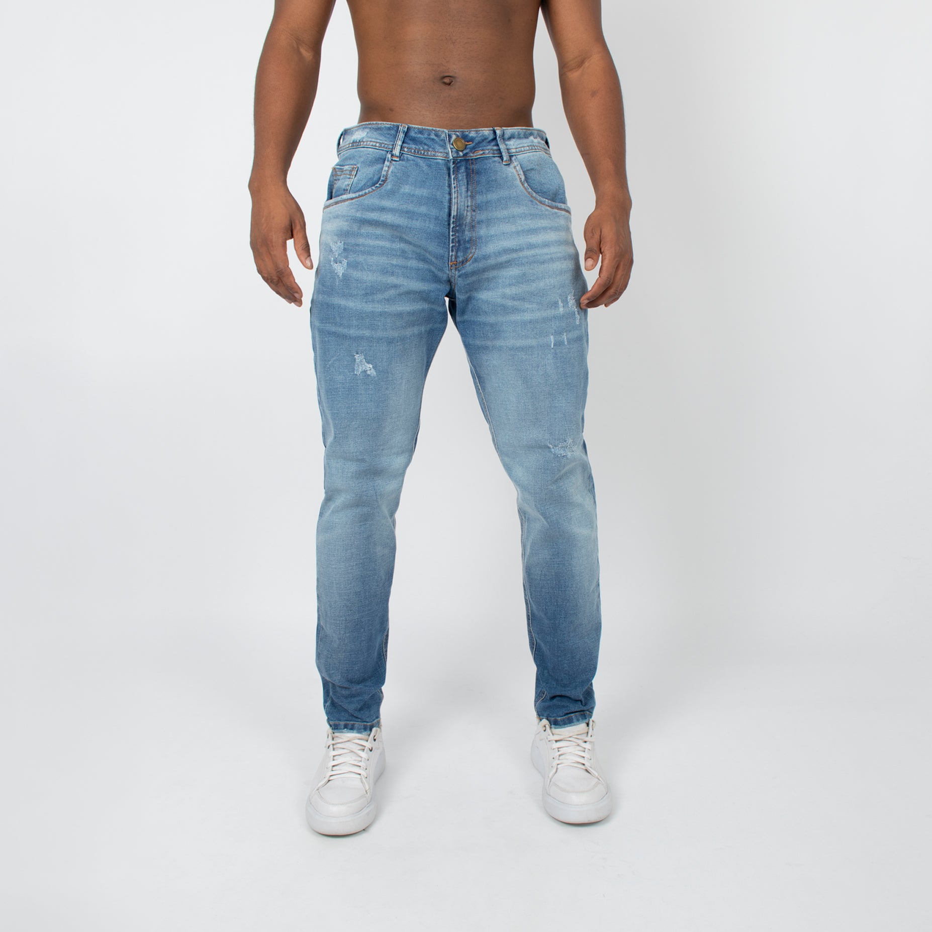 Jean hombre skinny azul claro
