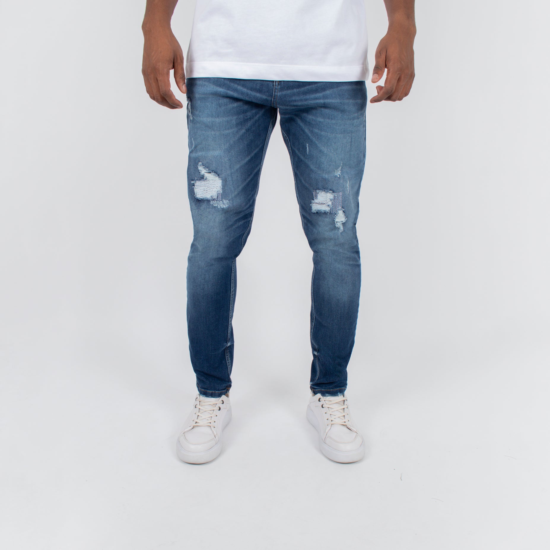 Jean hombre skinny desgaste
