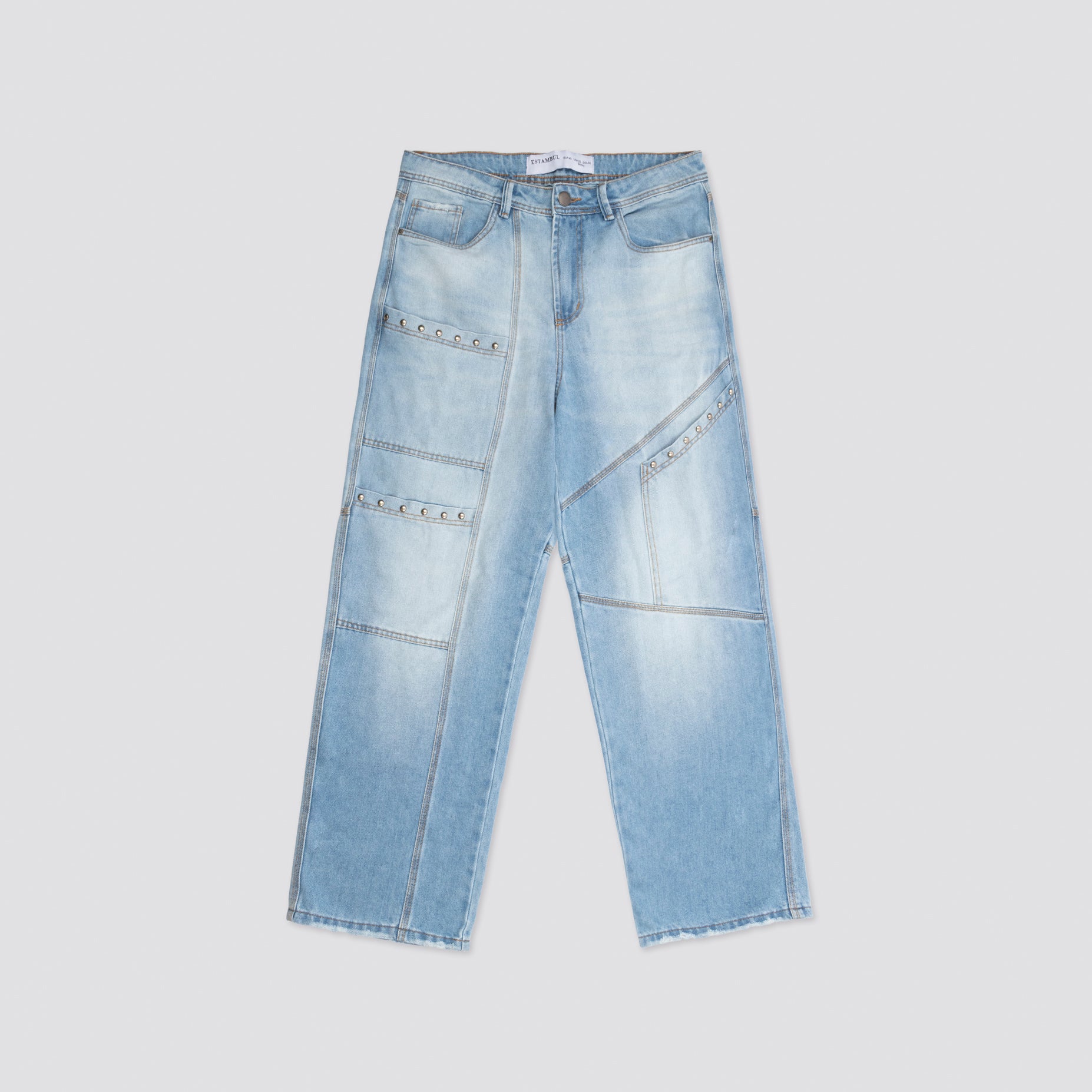 Jean baggy con taches