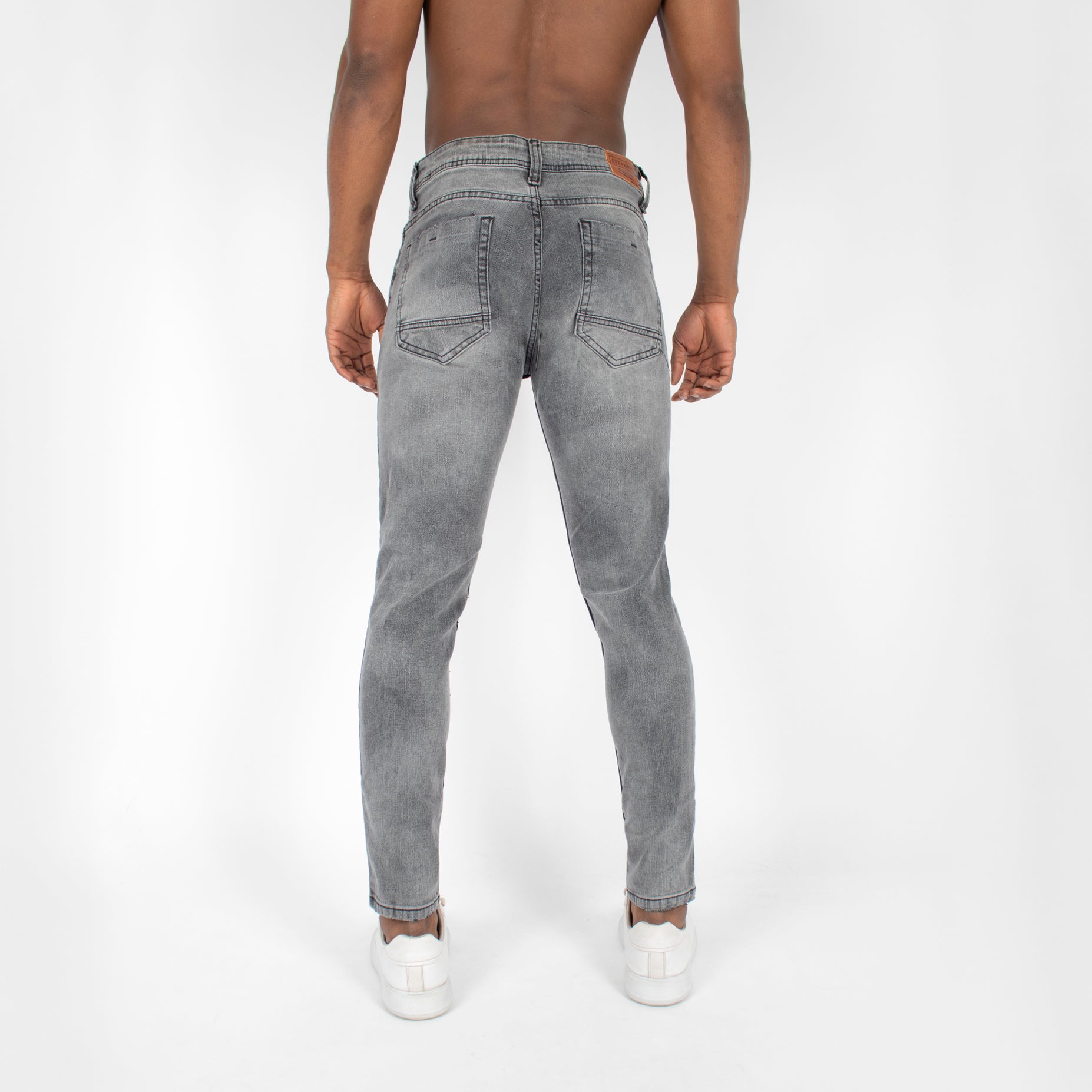 Jean hombre skinny gris