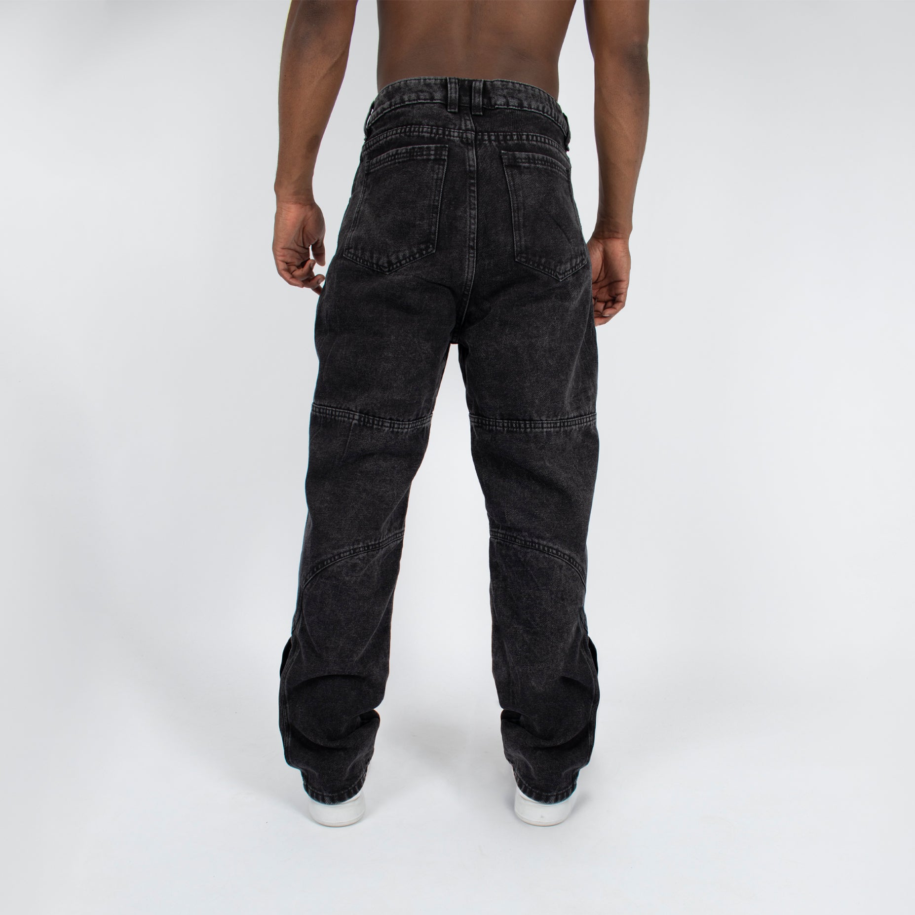 Jean hombre baggy taches